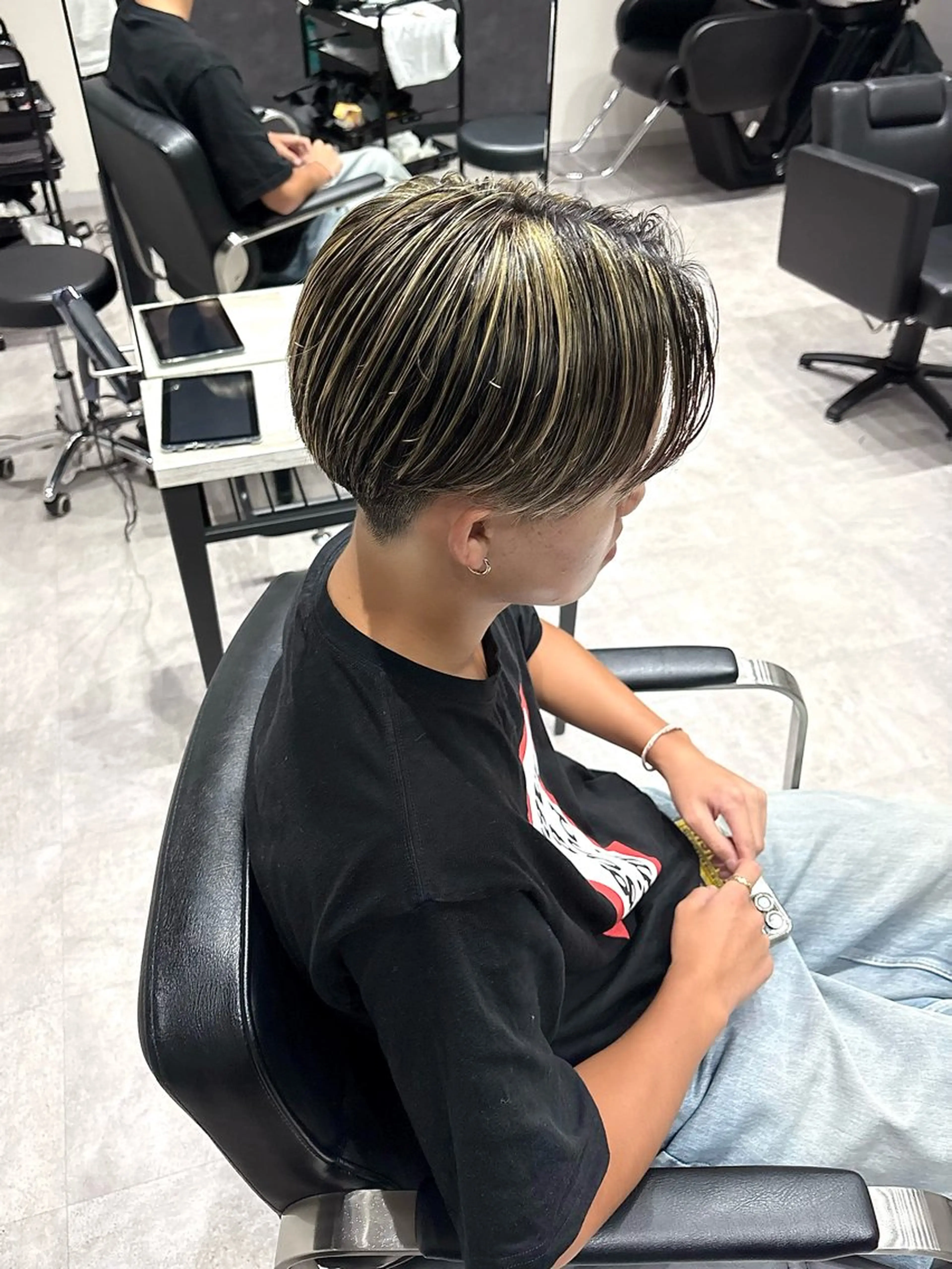 ミディアム カット ヘアカラー 浜松/メンズサロン/ Yuna🐈‍⬛🫧のヘアスタイル