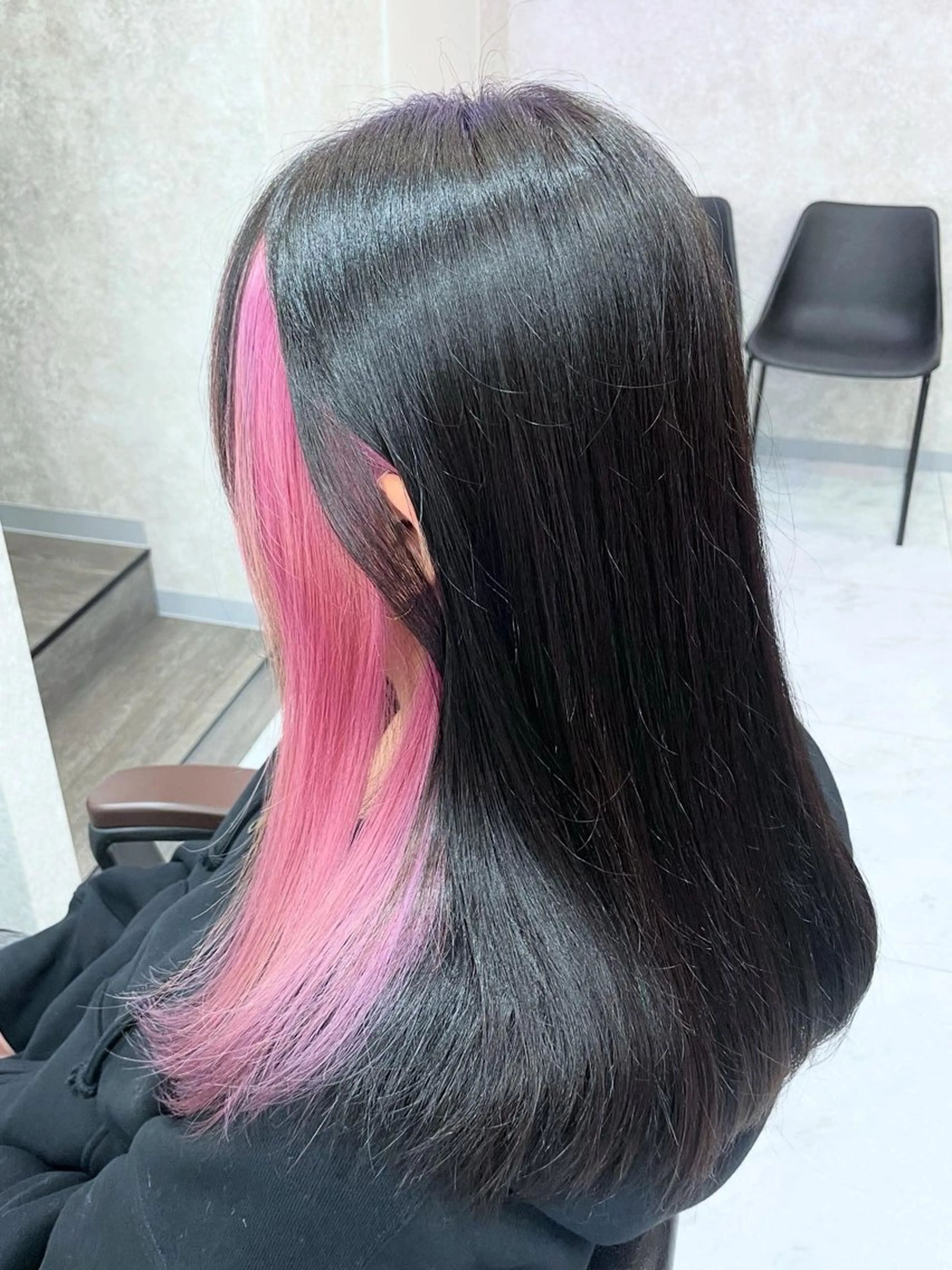 セミロング 🦋ハイトーン🦋 石山 希理🦋のヘアスタイル