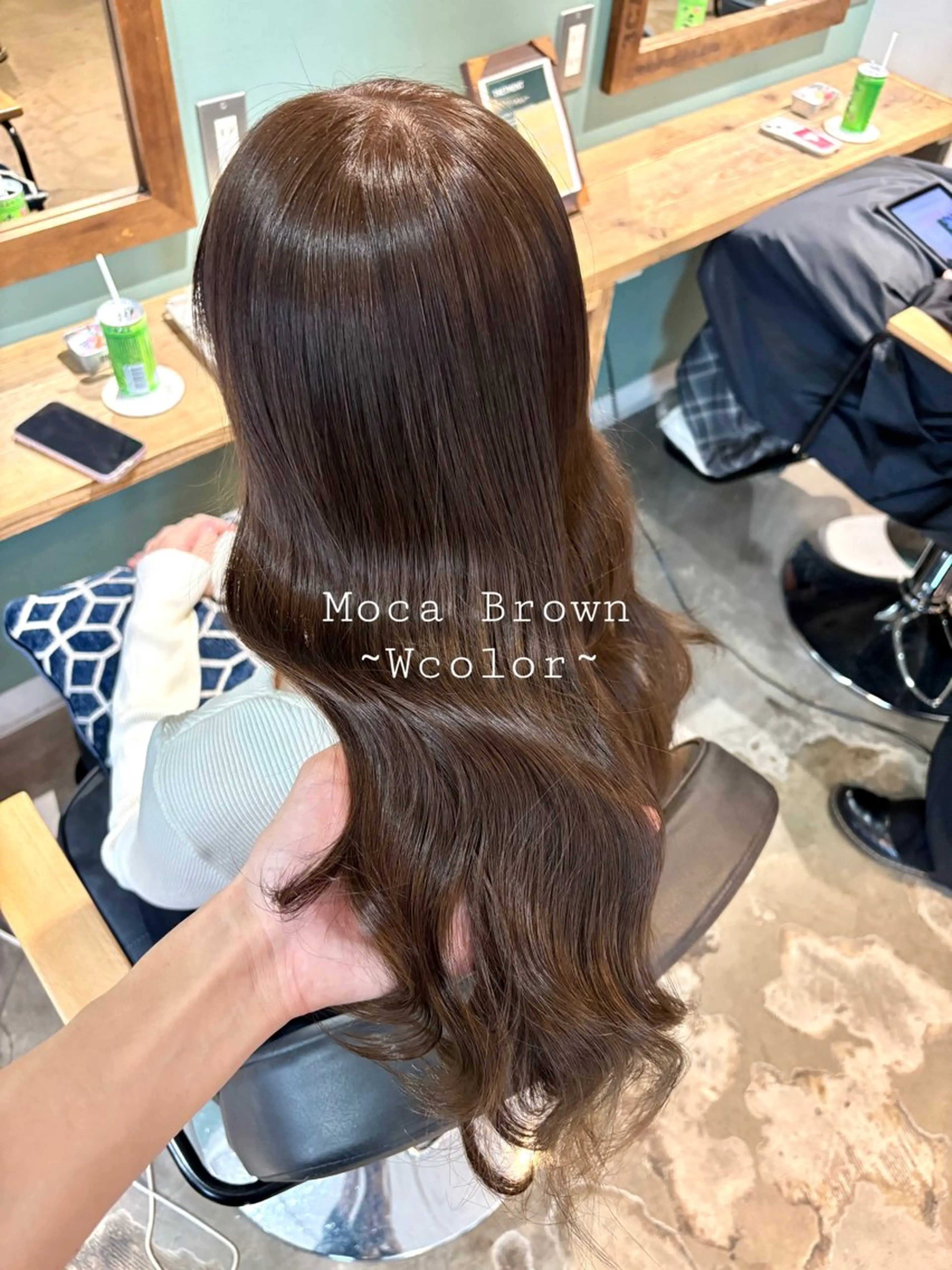 カラー ブリーチなしカラー/ 髪質改善/田中優のヘアスタイル