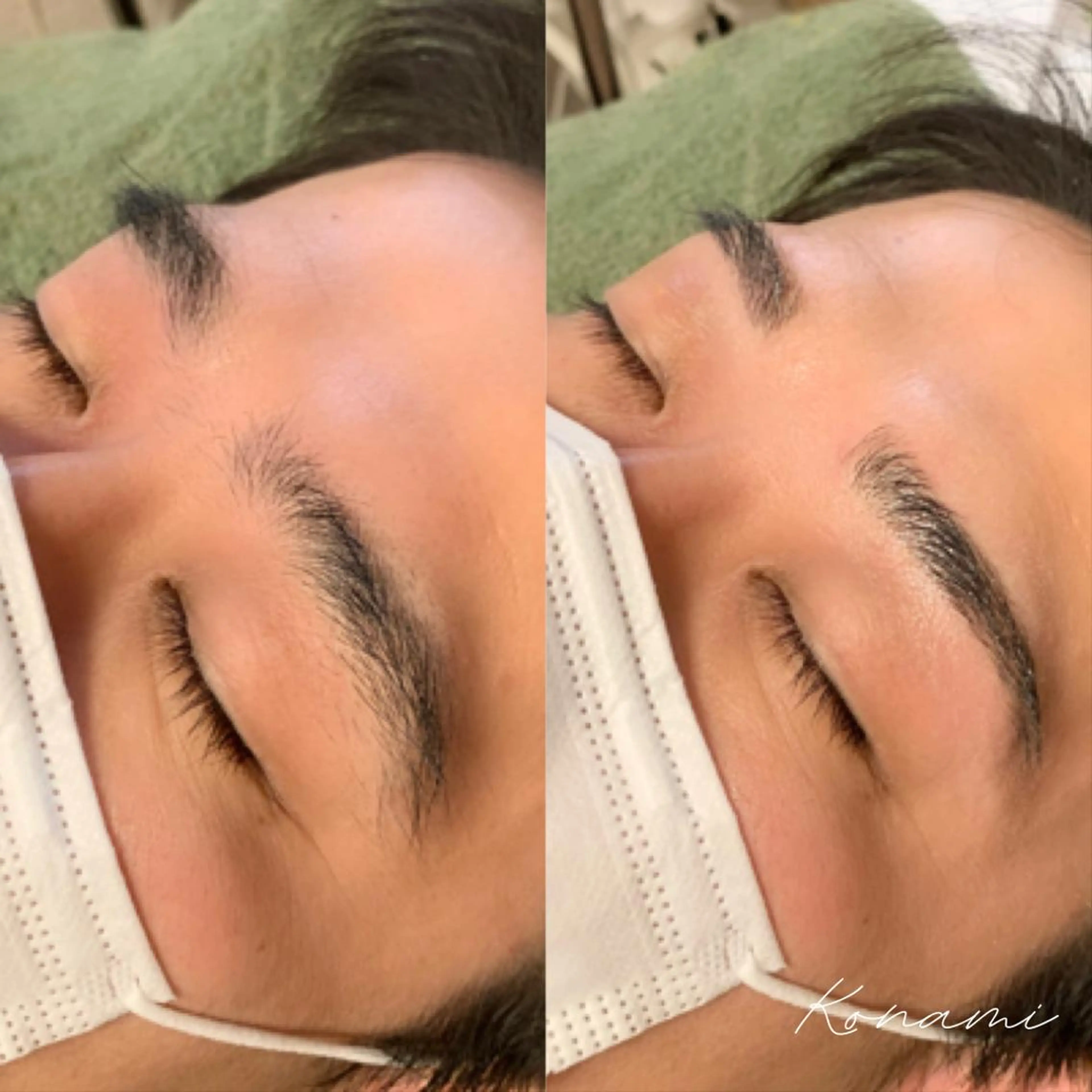 メンズ アイブロウ ワックス脱毛 シードリン 府内店 小波のヘアスタイル