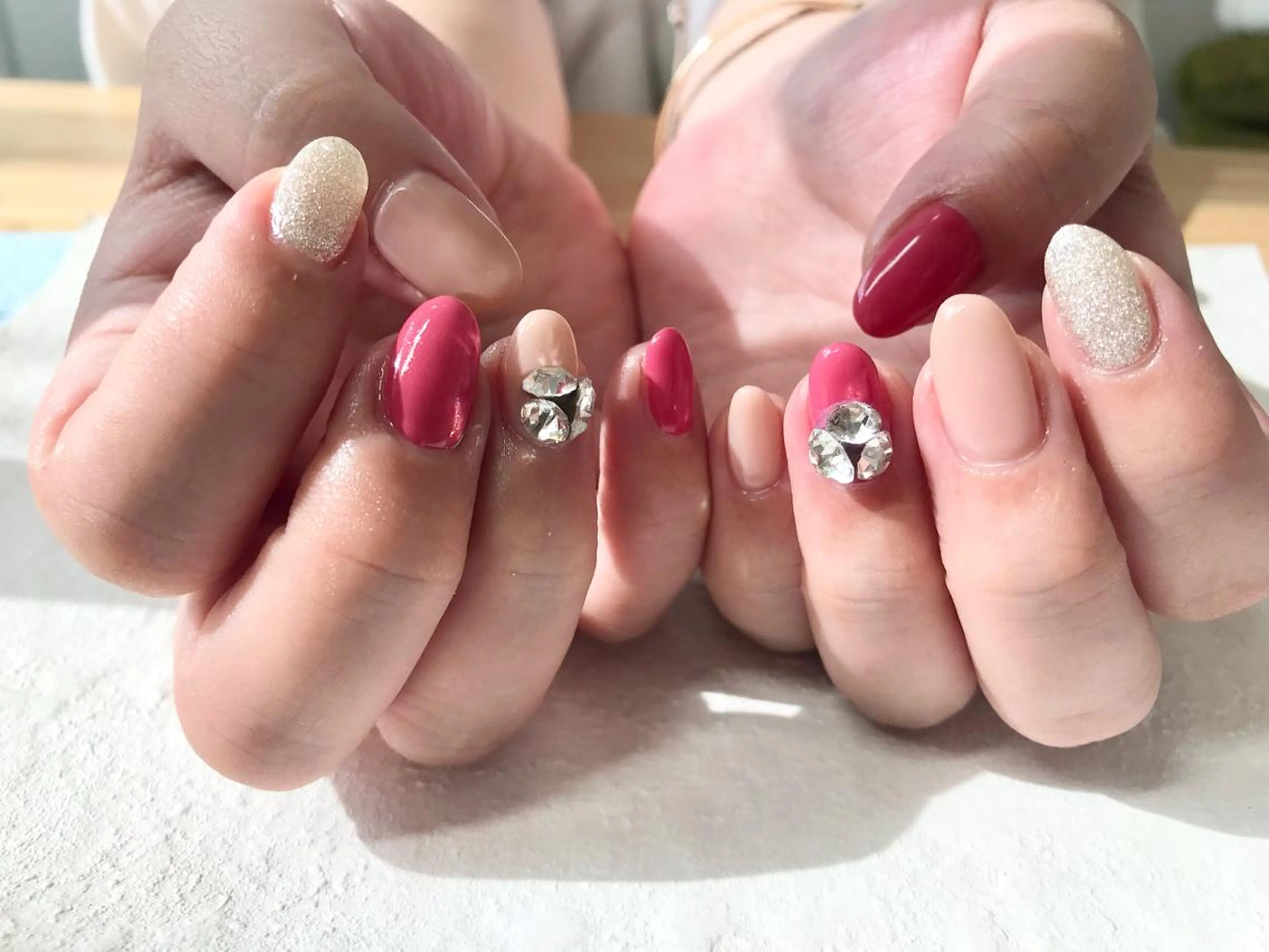 ネイル ストーンネイル ハンドネイル Nailist Missaのネイルデザイン