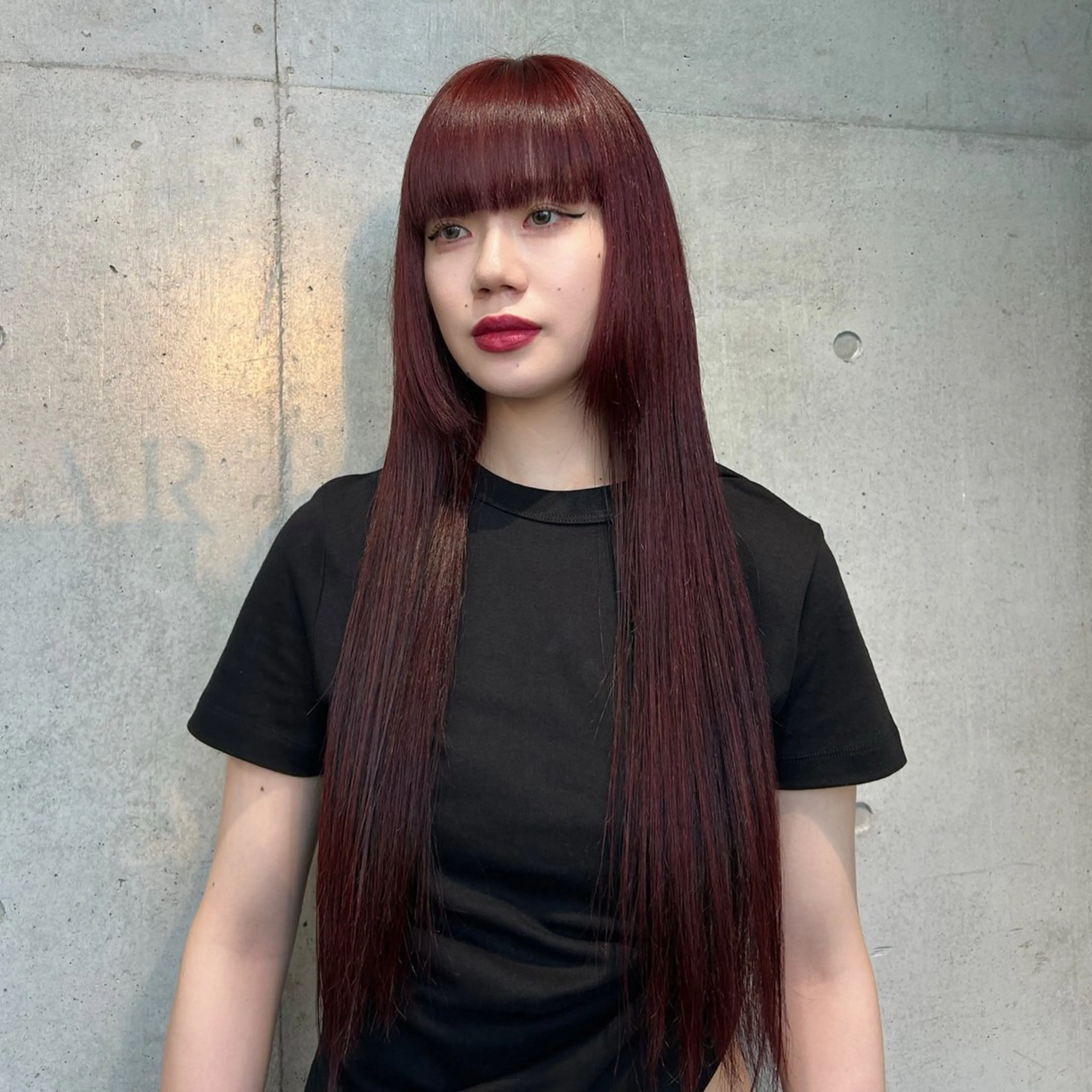 ロング カラー ヘアアレンジ カット ヘアカラー トリートメント ボブ艶モテカラー🫧 カリンのヘアスタイル