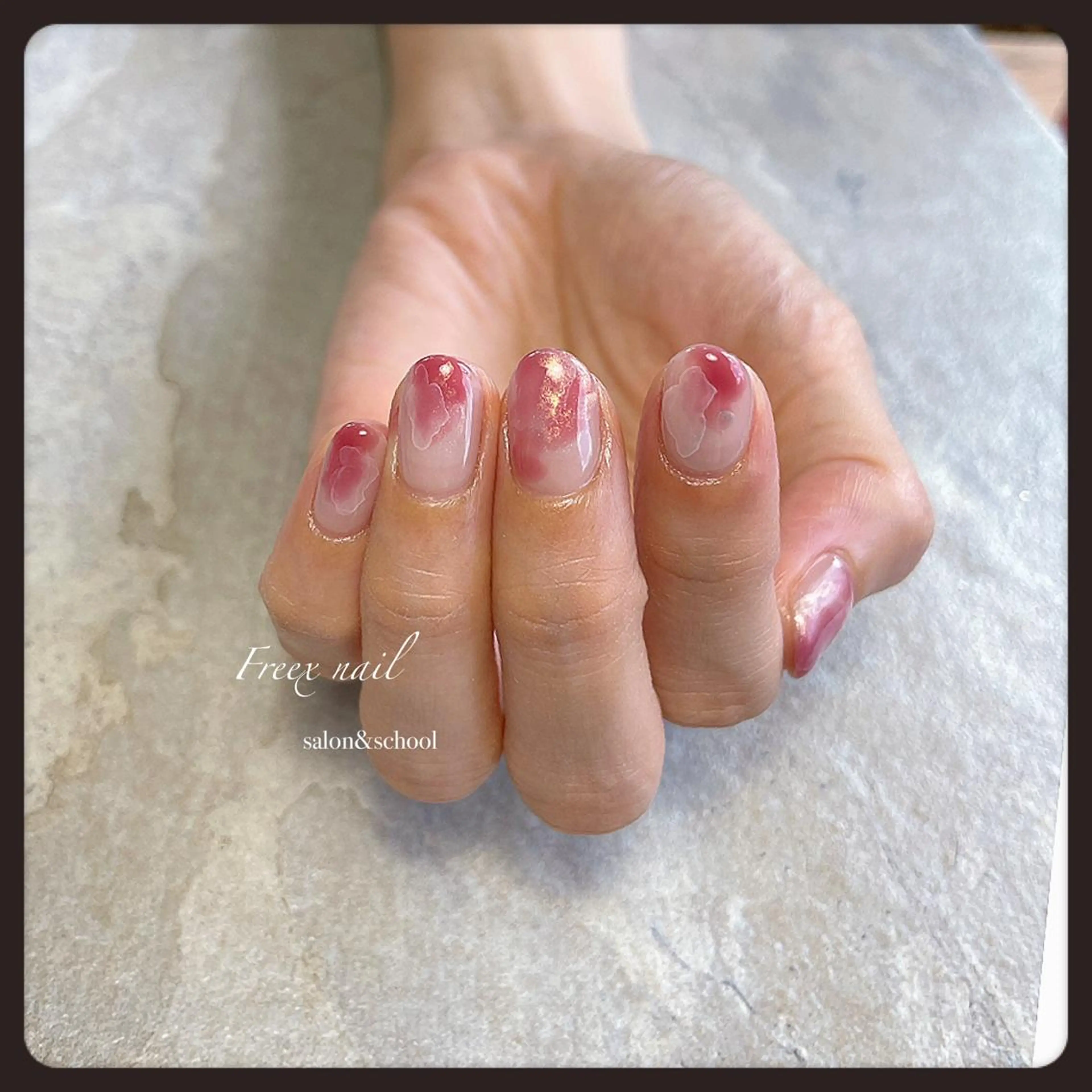 ネイル ニュアンスネイル ハンドネイル ハンドケア freex nail /ニュアンス/個性派のネイルデザイン