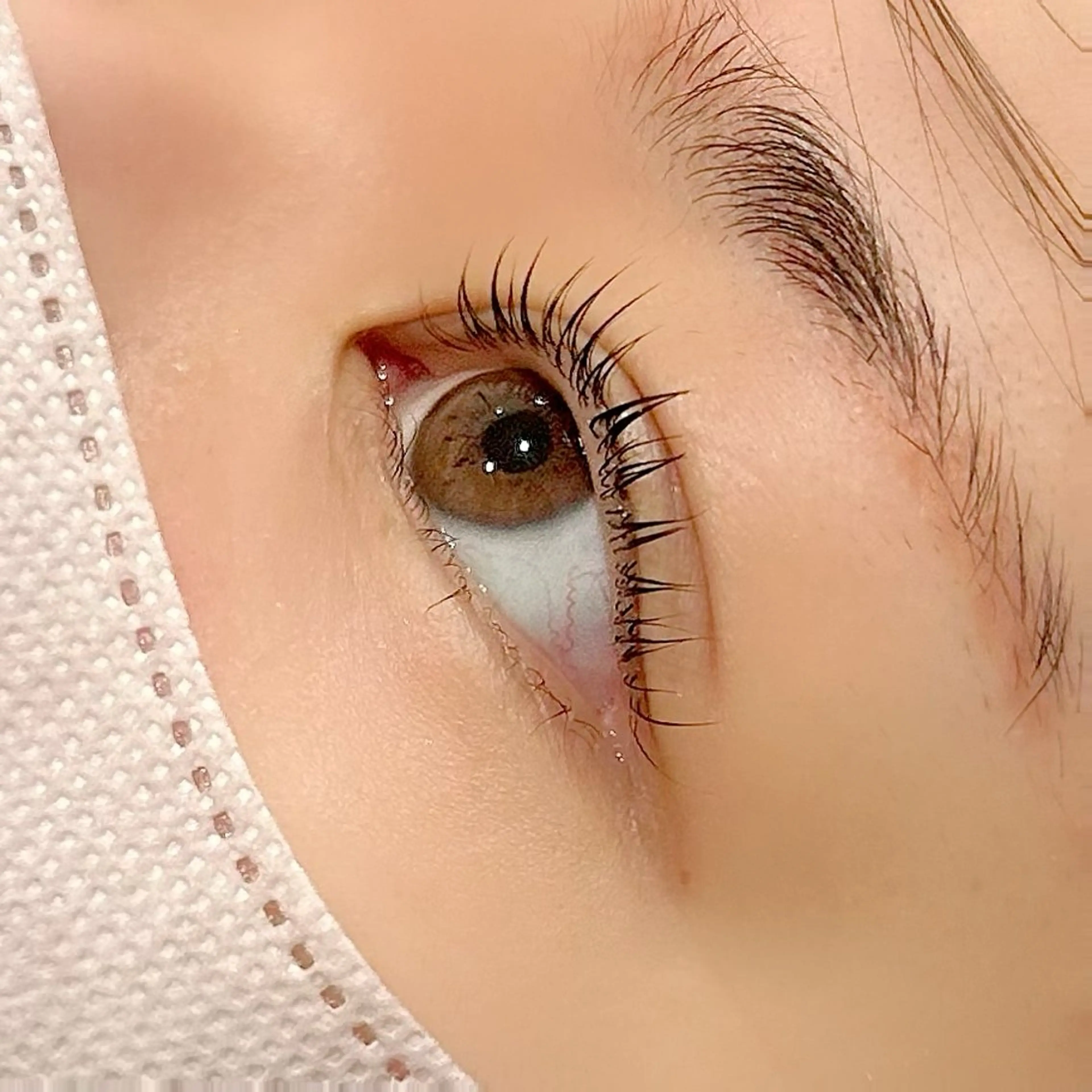 マツエク・マツパ パリジェンヌラッシュリフト nicottlash 梅田のマツエク・マツパデザイン