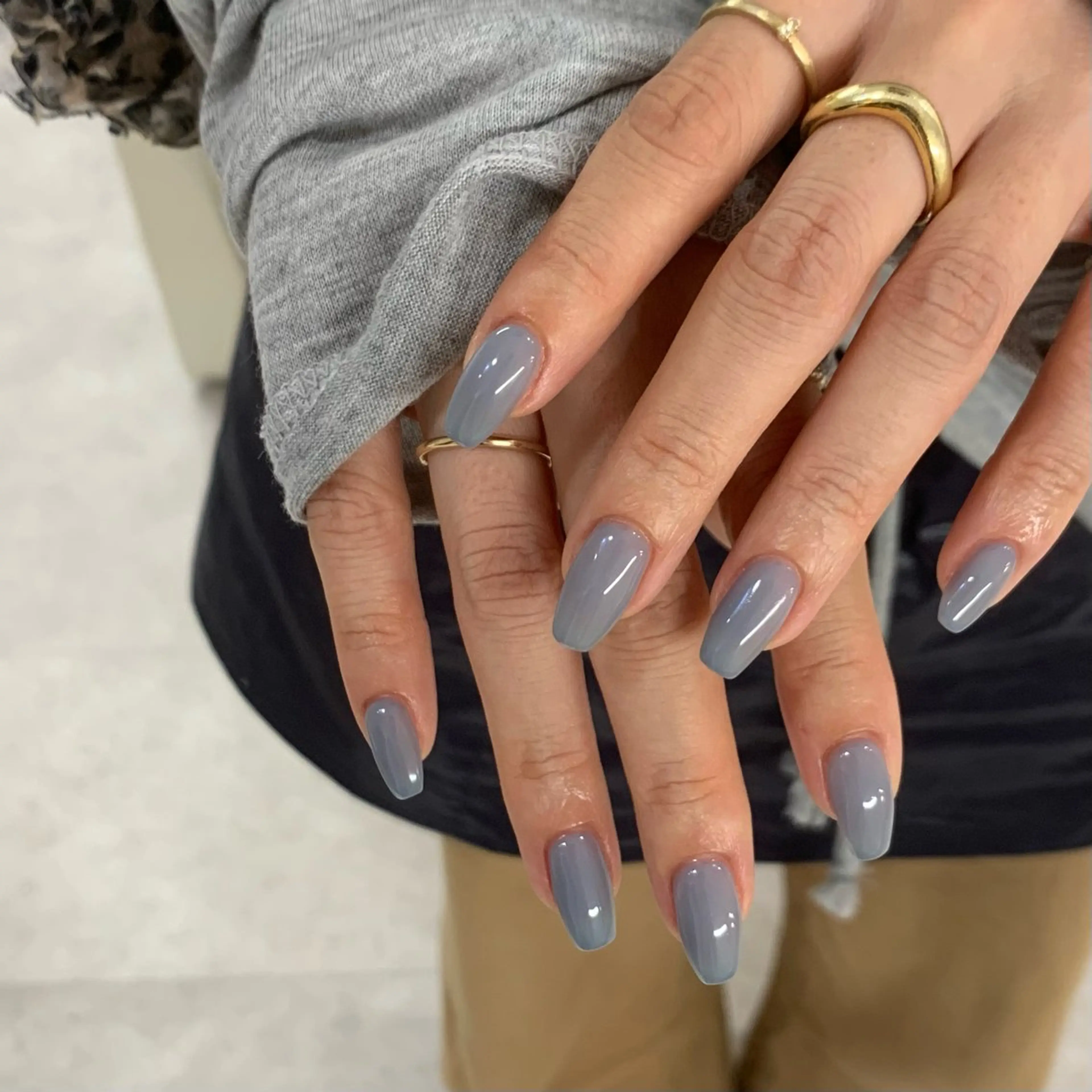 オフなしワンカラー💅🏻🤍の写真