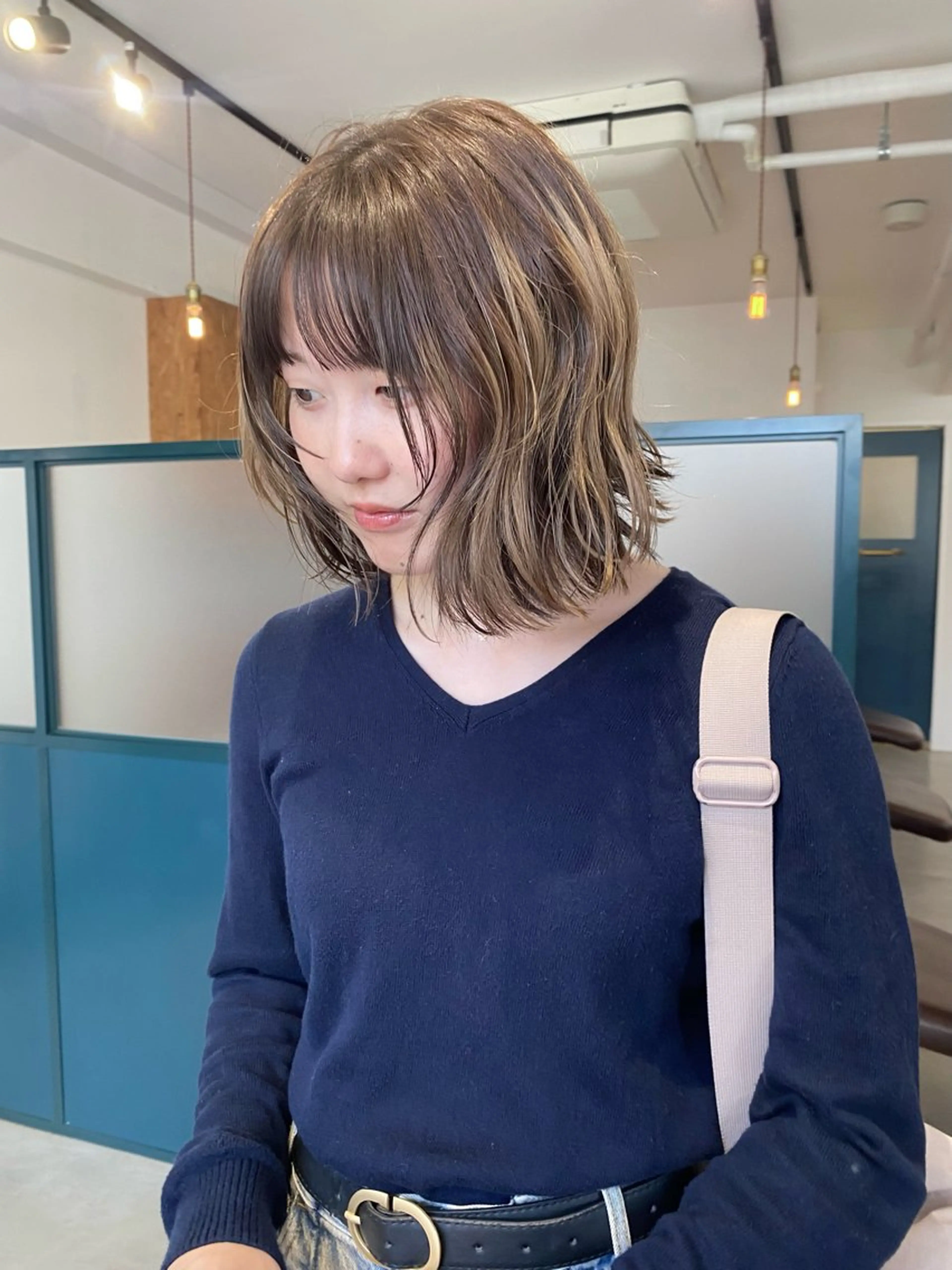 ショート ヘアカラー トリートメント YUUKI/ウルフ .ボブパーマのヘアスタイル