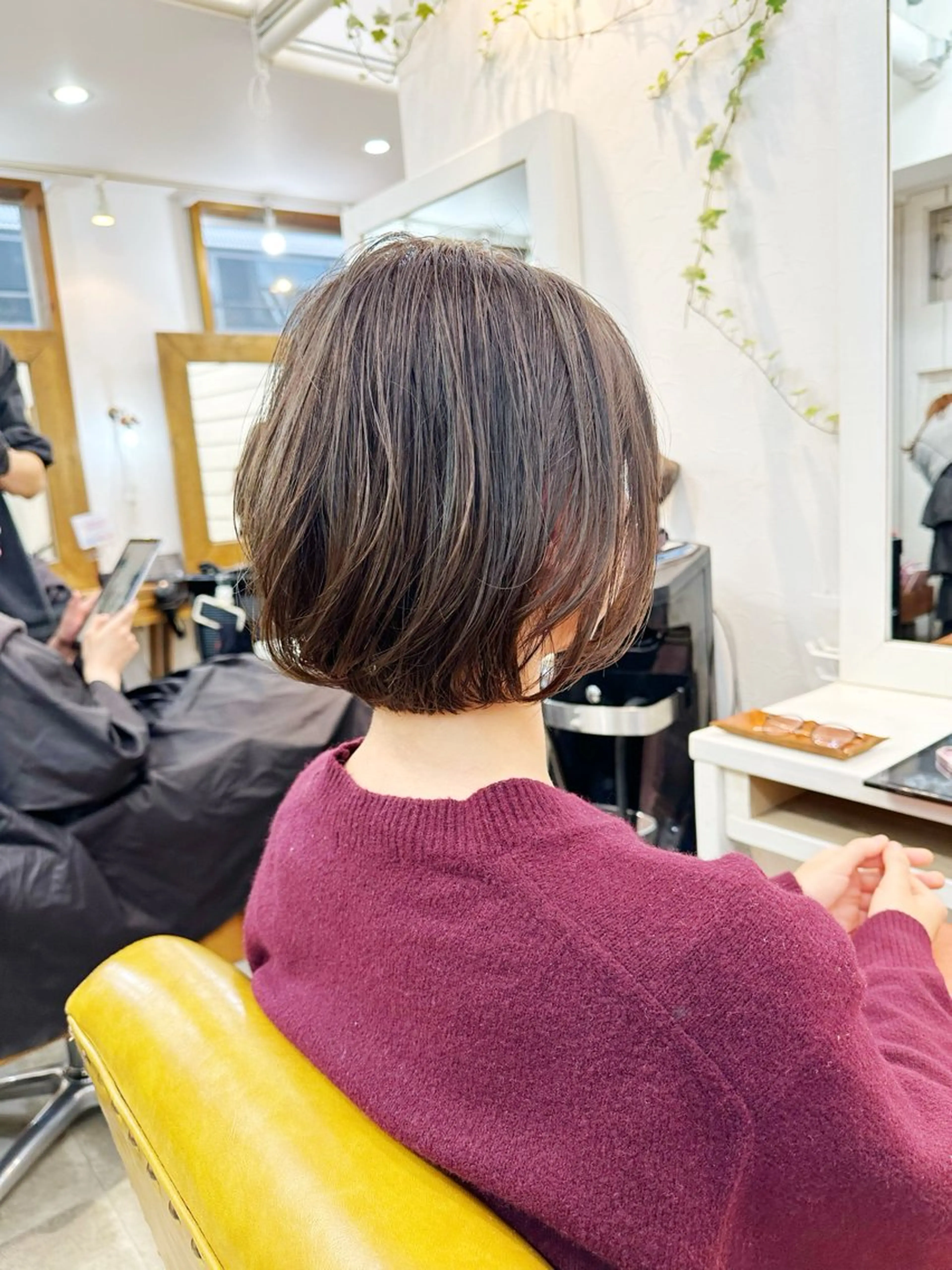 ショート カラー カット ヘアカラー トリートメント newline銀座所属・👑銀座ショート/ 絶壁補正/金子涼👑のヘアスタイル