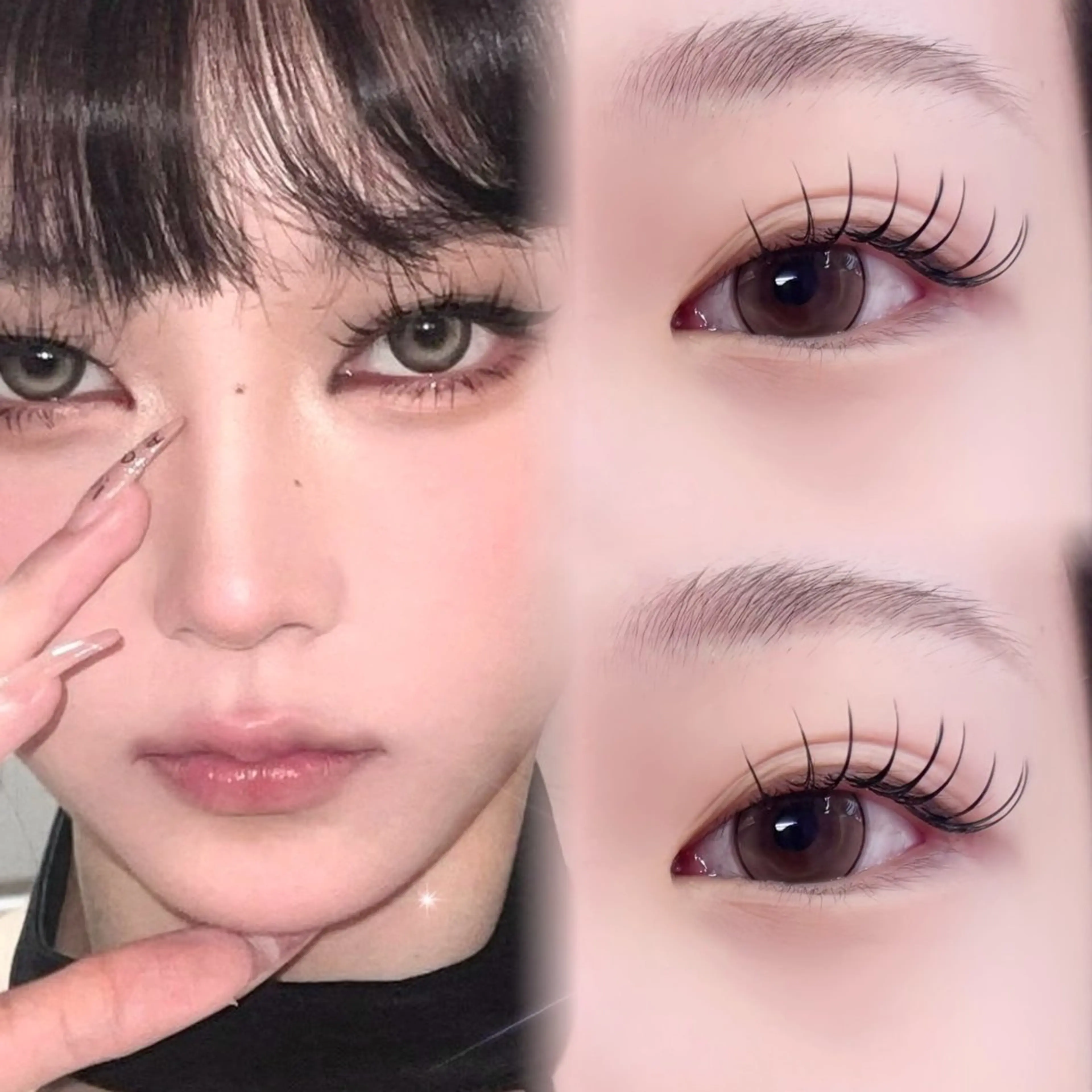 マツエク・マツパ eye＋nano所属・韓国風束感まつ毛🩵 Nozomiの眉毛・アイブロウイメージ
