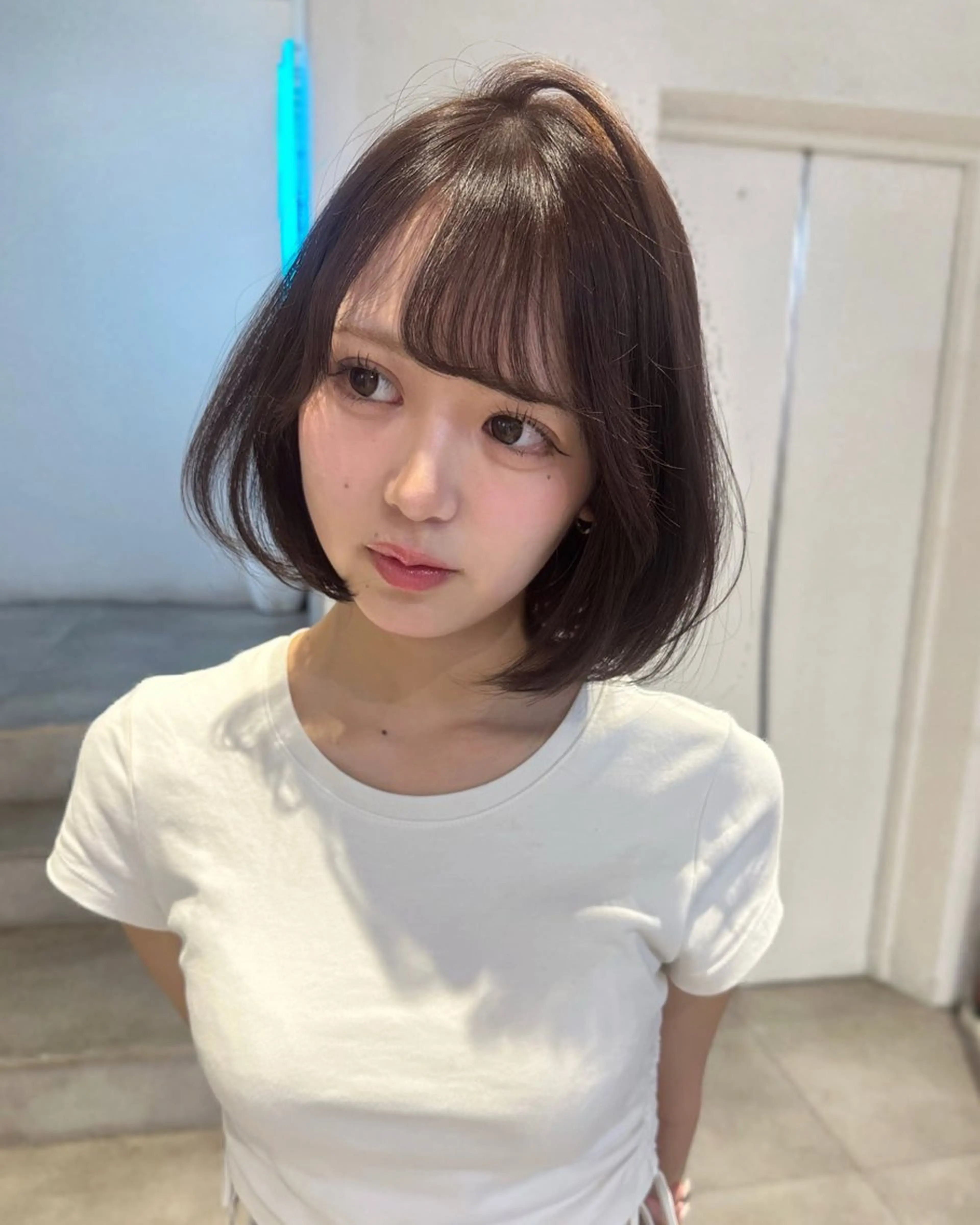 ミディアム 韓国ヘアメンズ・レデ ィース特化ミクのヘアスタイル