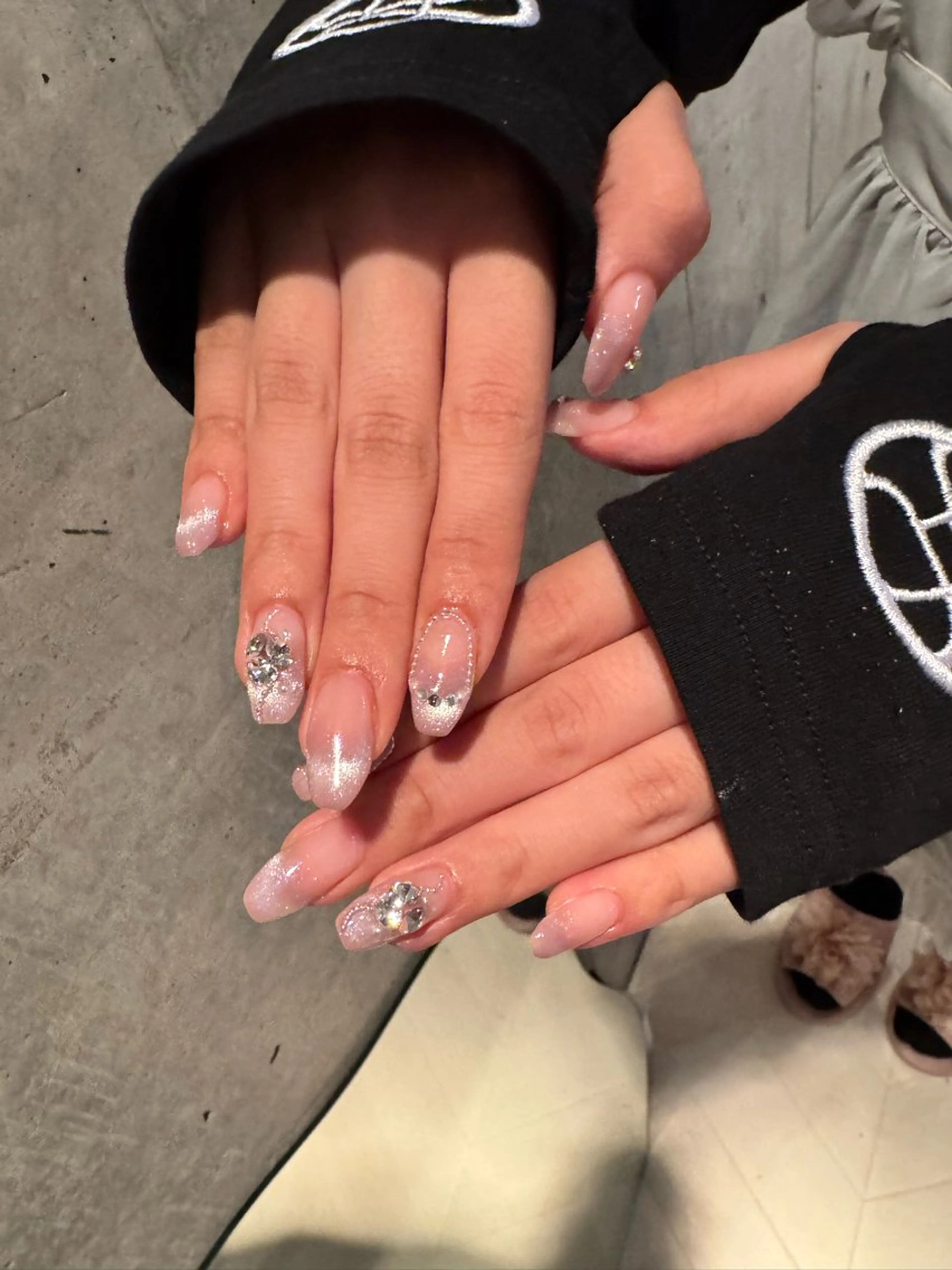 ネイル キラキラネイル マグネットネイル ハンドネイル DariL Ayaのネイルデザイン