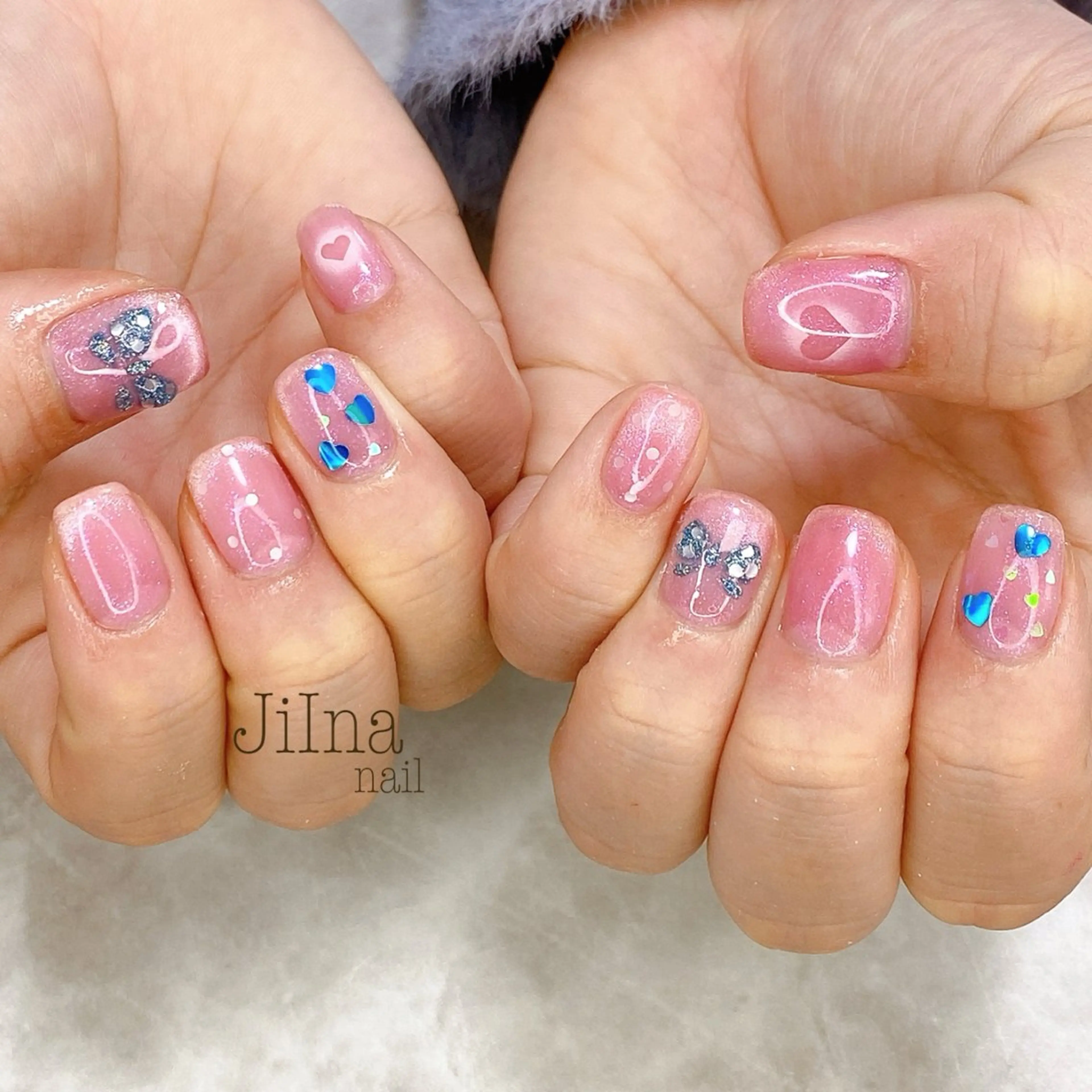 ネイル 持ち込み JiIna nailのネイルデザイン