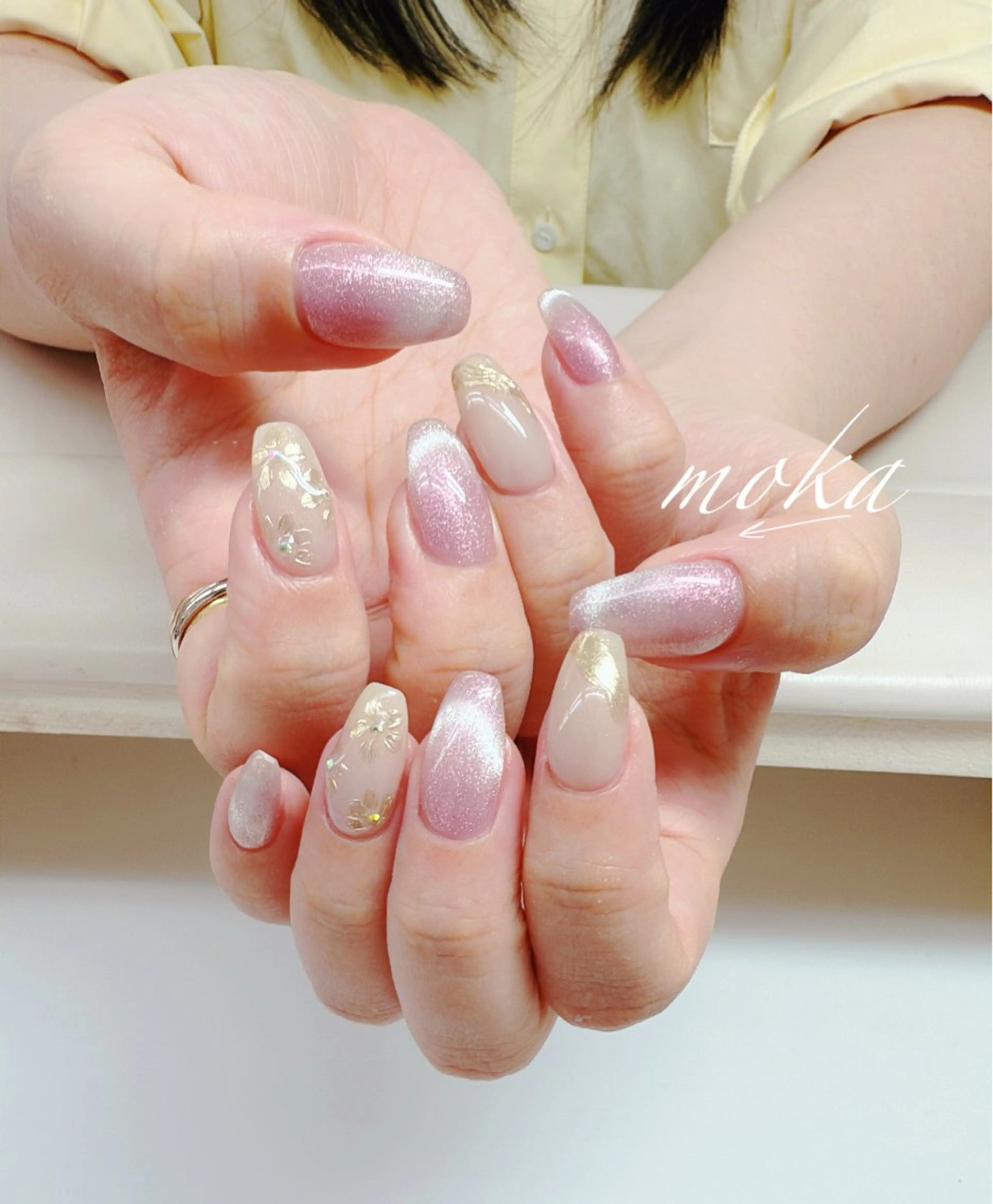 ネイル ハンドネイル ハンドケア 胡蝶蘭レディースサロ ンNailMOKAのネイルデザイン