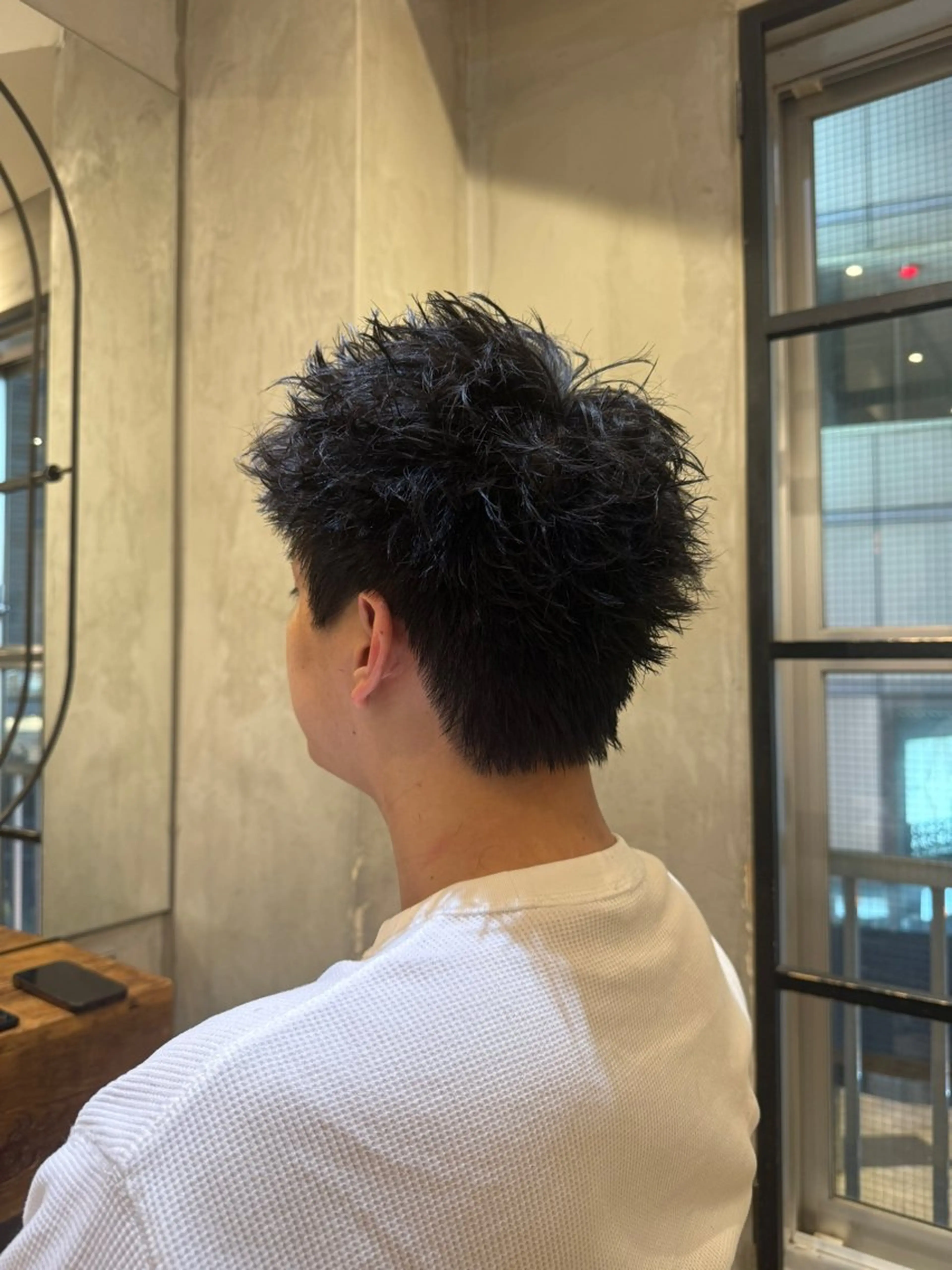 ショート パーマ メンズ メンズパーマ スパイキーショート ショートヘア カット パーマ heavenly by HAVANA新宿所属・メンズショート/ピン パーマ/新宿/フウガのヘアスタイル