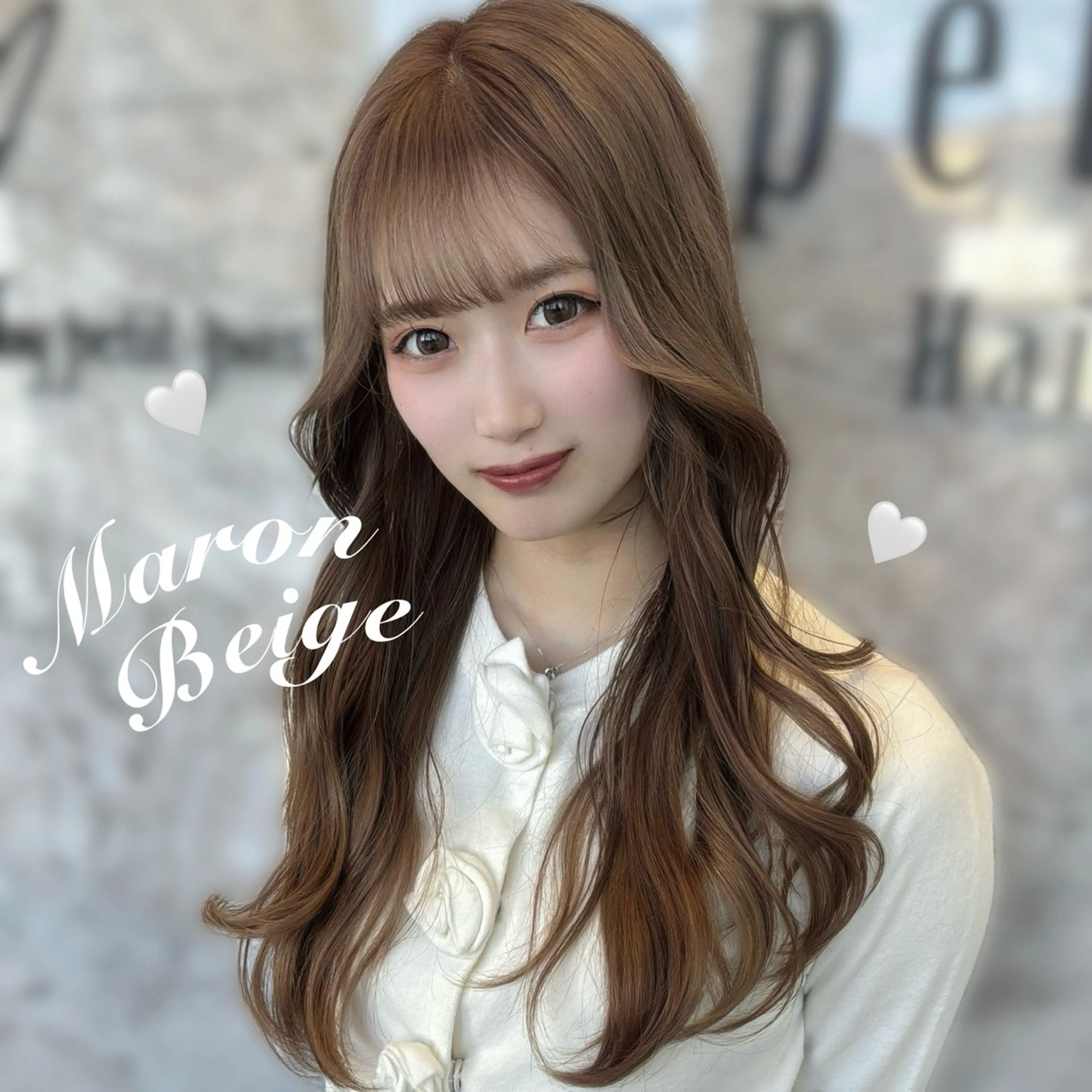 ロング カラー ヘアカラー Wカラー/暖色カラー 🌛🎀 田辺 樹里のヘアスタイル