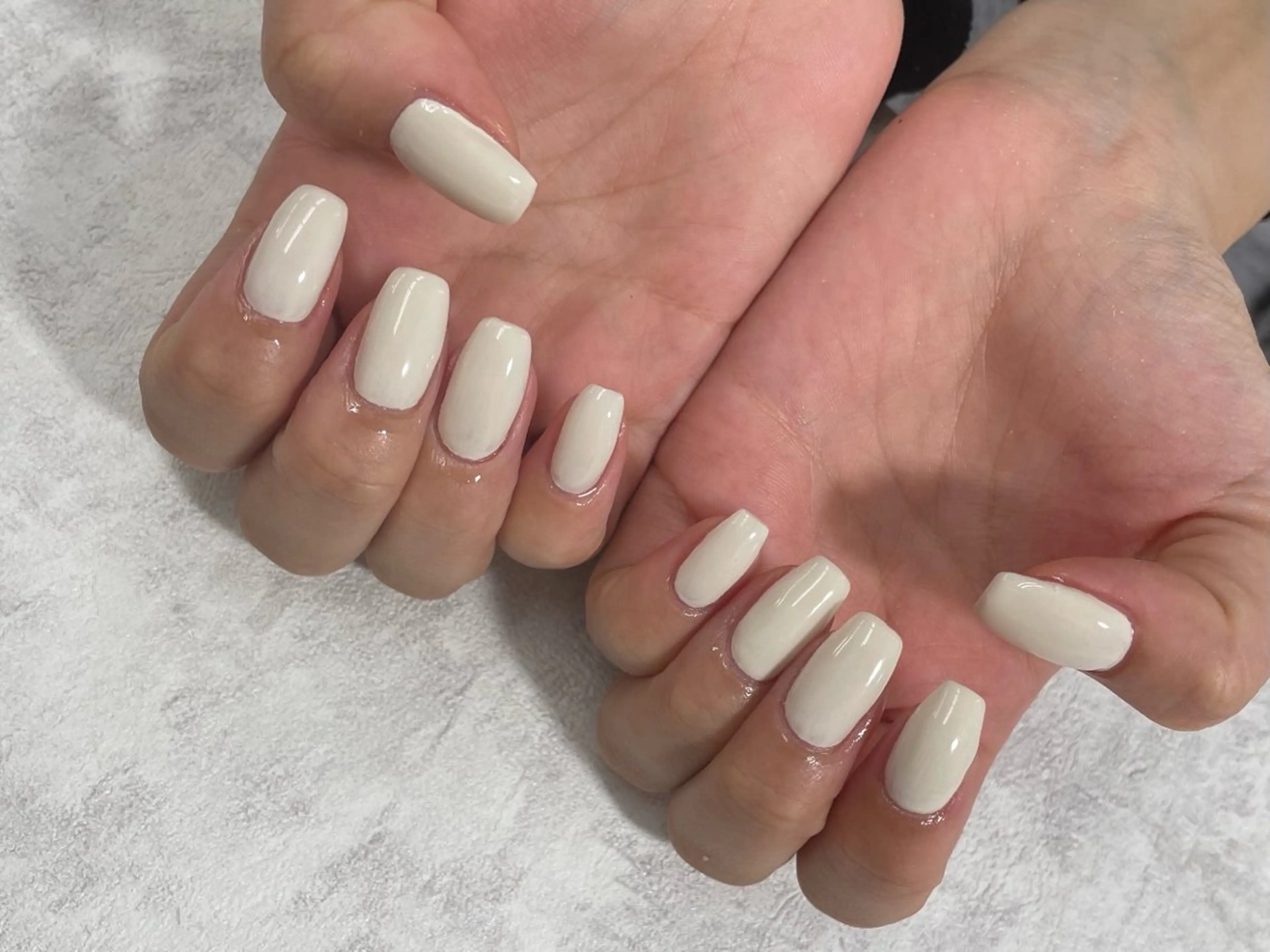 ネイル ワンカラーネイル Li aile yuuka🩰🎀のネイルデザイン