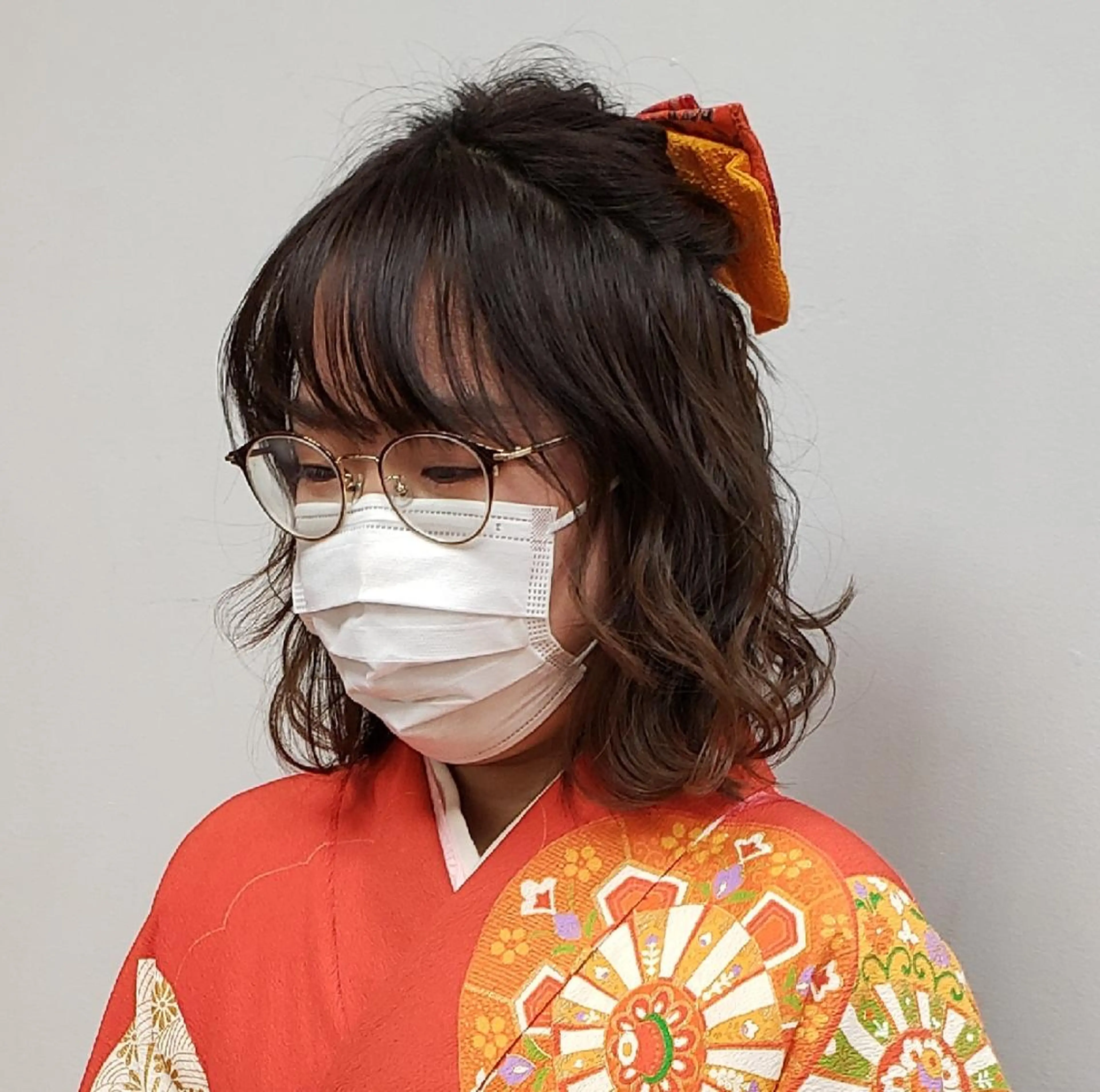 ミディアム 卒業式のヘアスタイル 💜𝑳𝑼𝑵𝑨 🌻母良田愛美🌻のヘアスタイル
