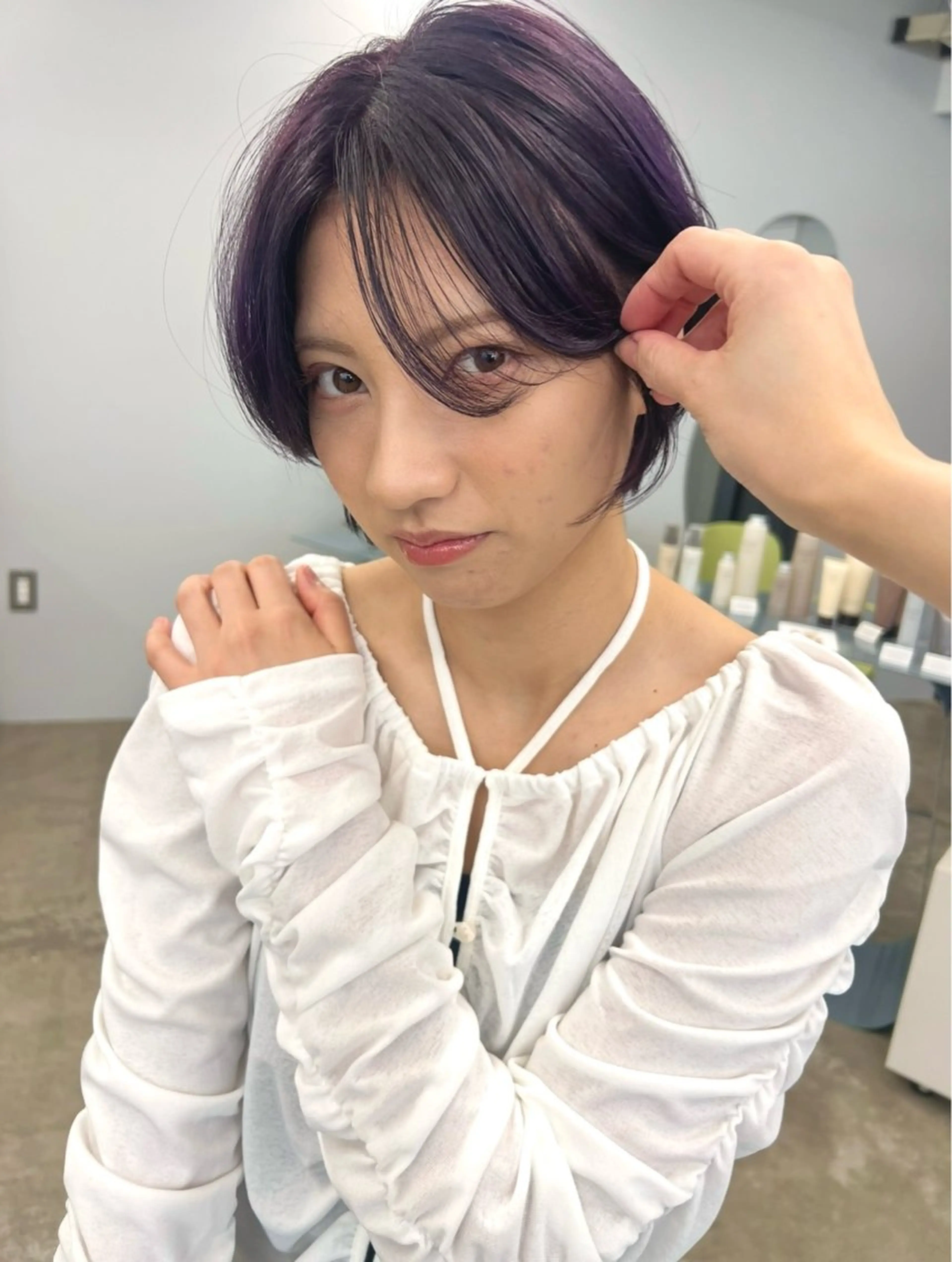 ショート ヘアカラー koe'(コエ)所属・【koé/コエ】 めめ/ショートのヘアスタイル