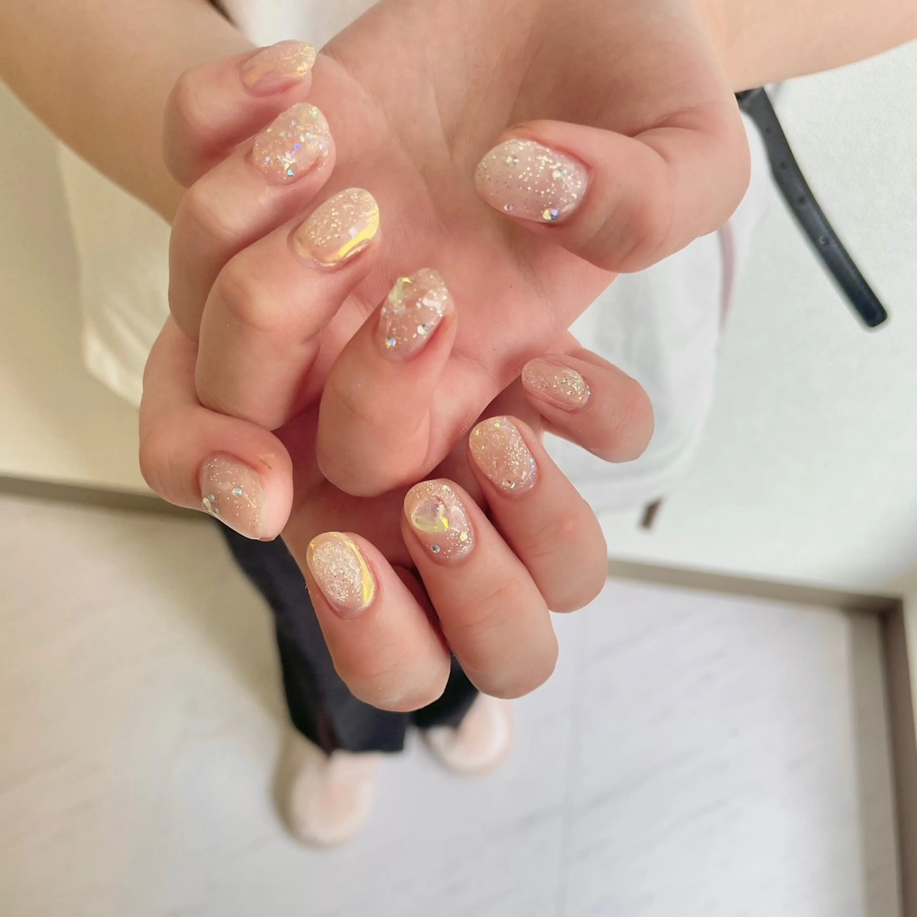 ネイル ハンドネイル 大阪福島韓国束感まつ げ Sayaka🤍のマツエク・マツパデザイン