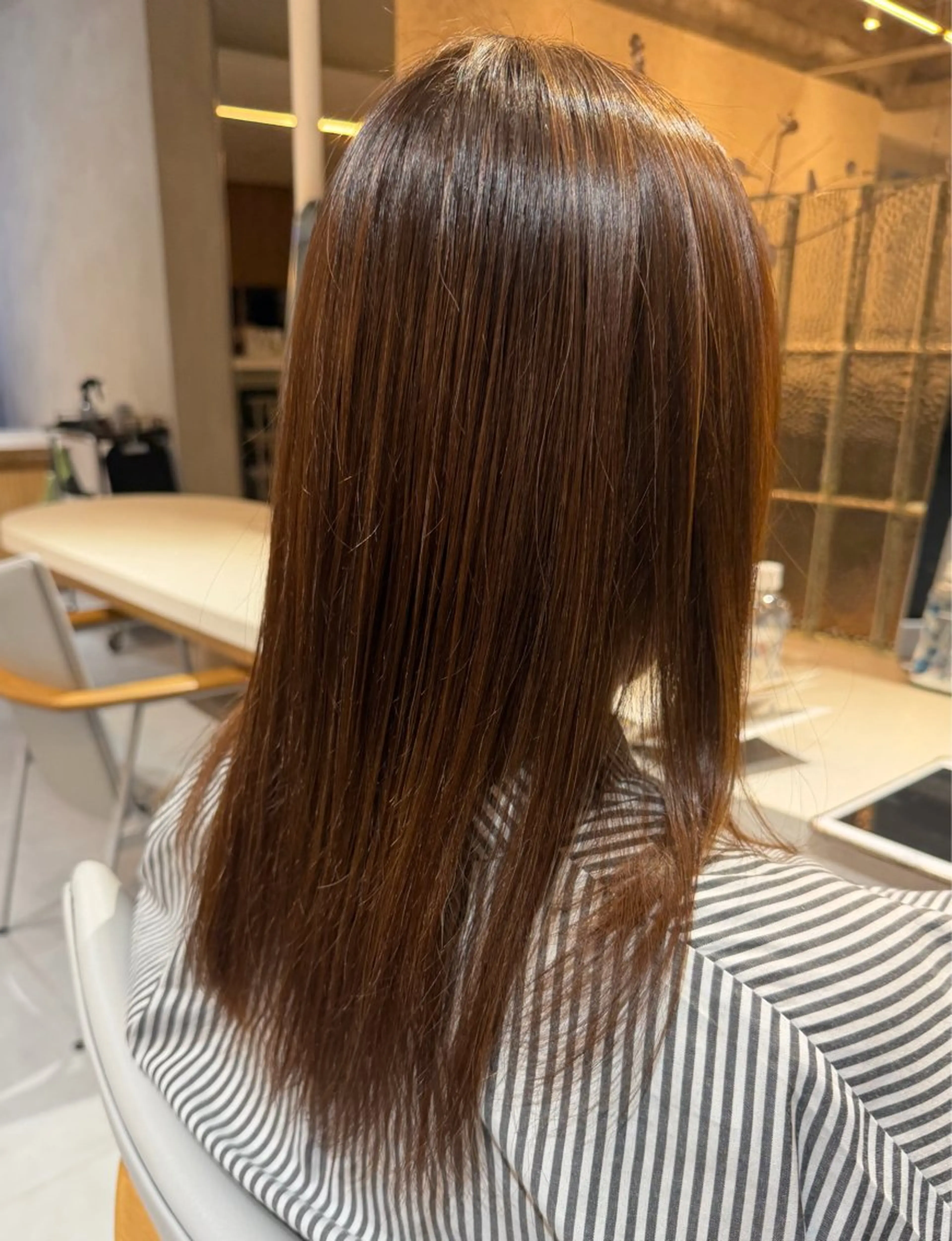 セミロング 縮毛矯正 トリートメント 村田 未来のヘアスタイル
