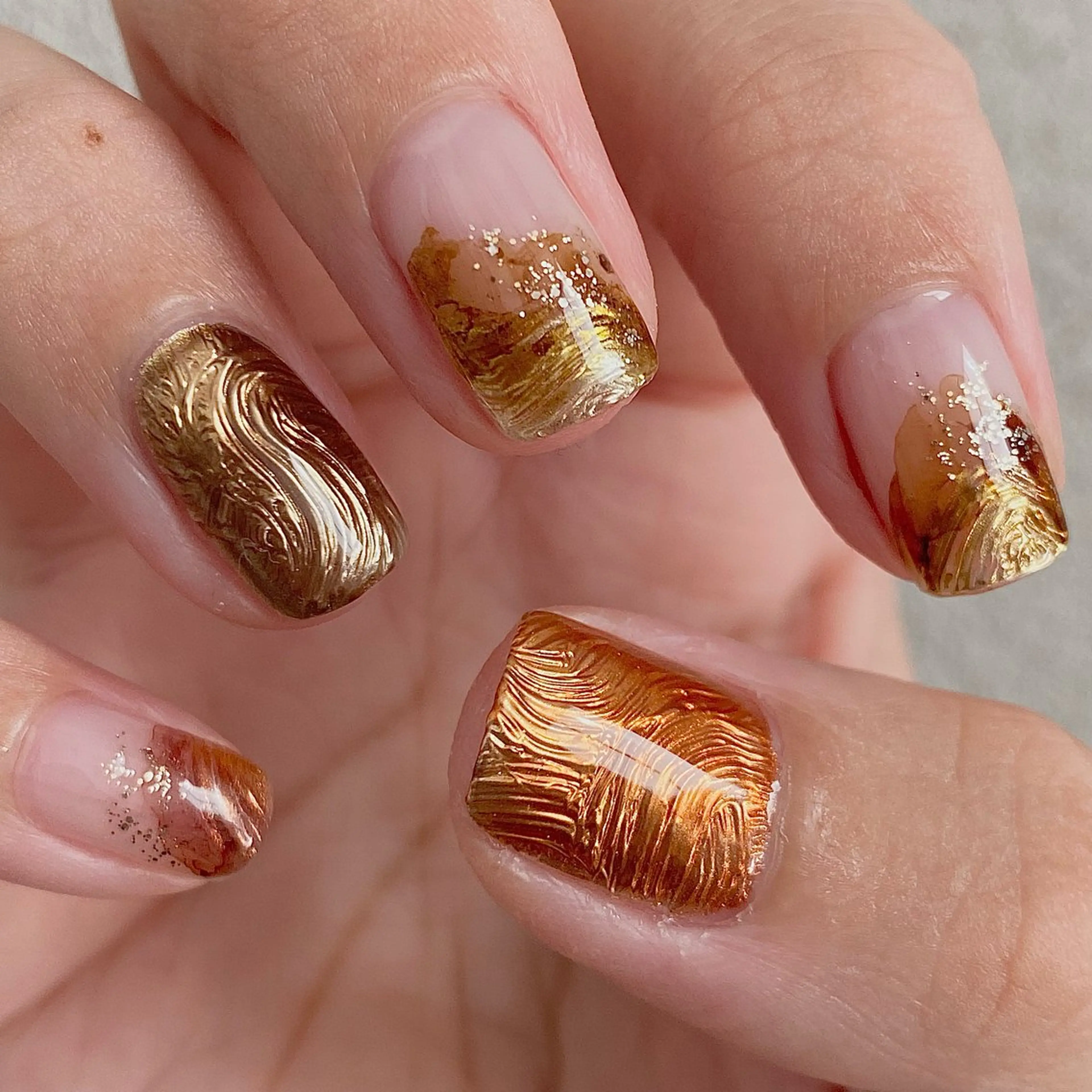 ネイル ニュアンスネイル nook megumiのネイルデザイン