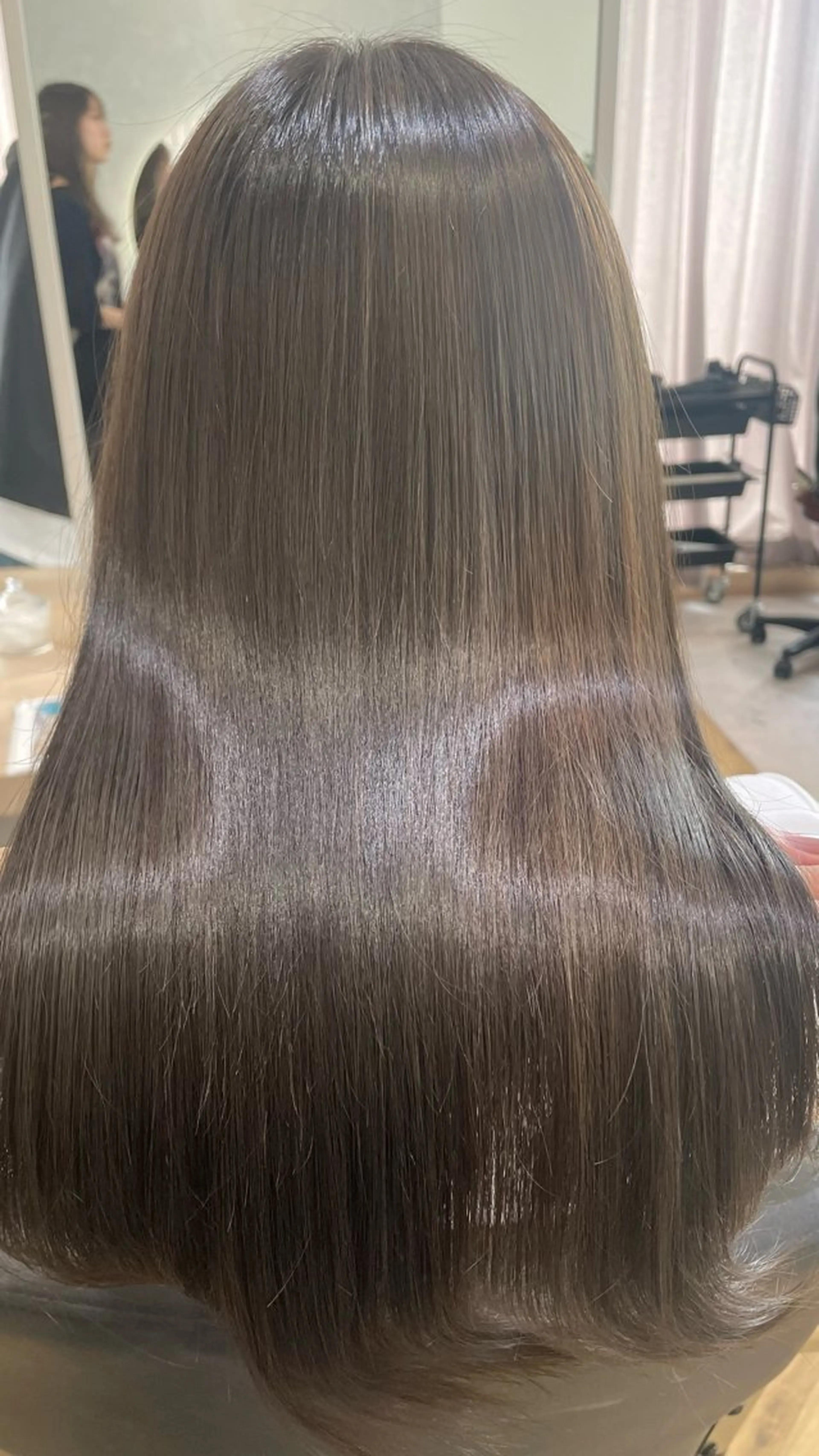 カラー ハッシュカット🖤✨ 顔周り/韓国ヘアのヘアスタイル