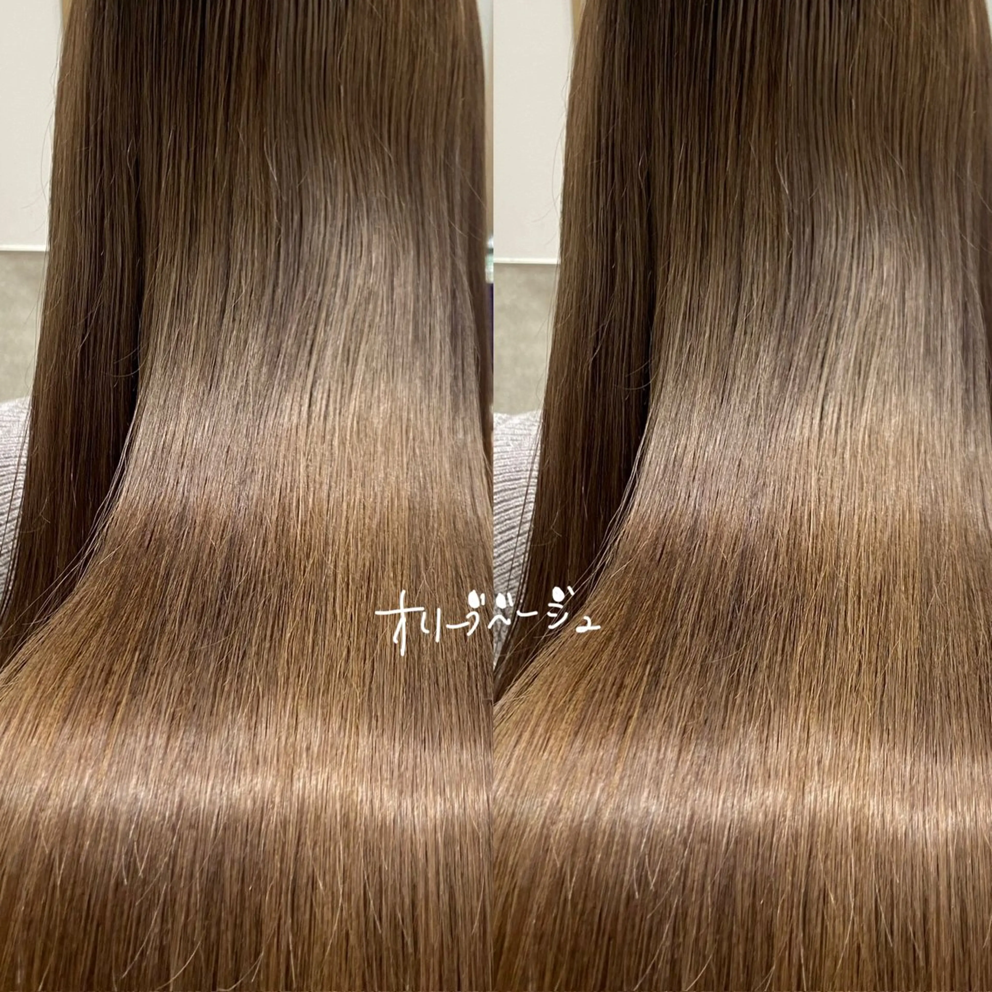 ロング カラー しみず さきのヘアスタイル