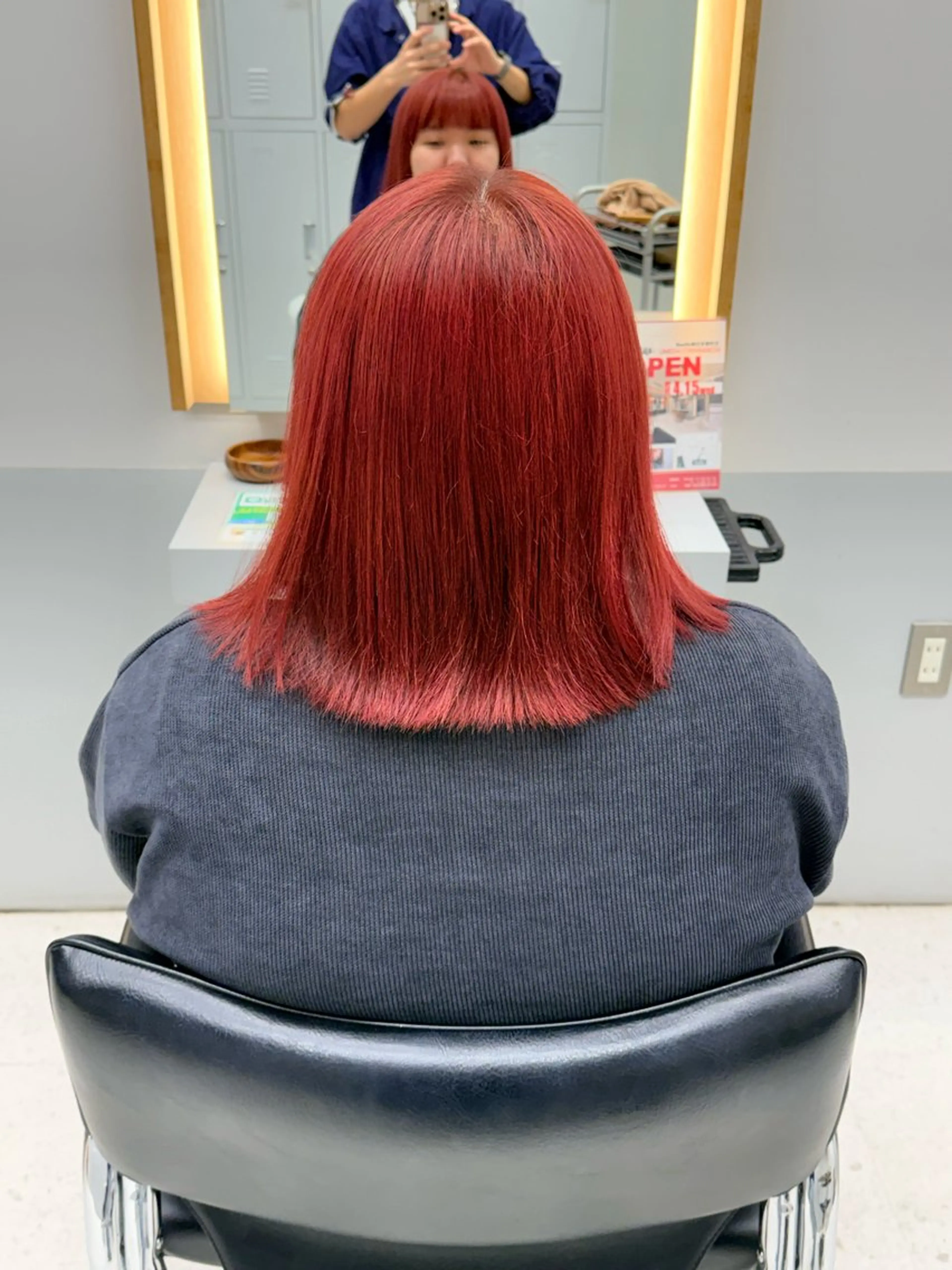 ミディアム 阿部 文人のヘアスタイル