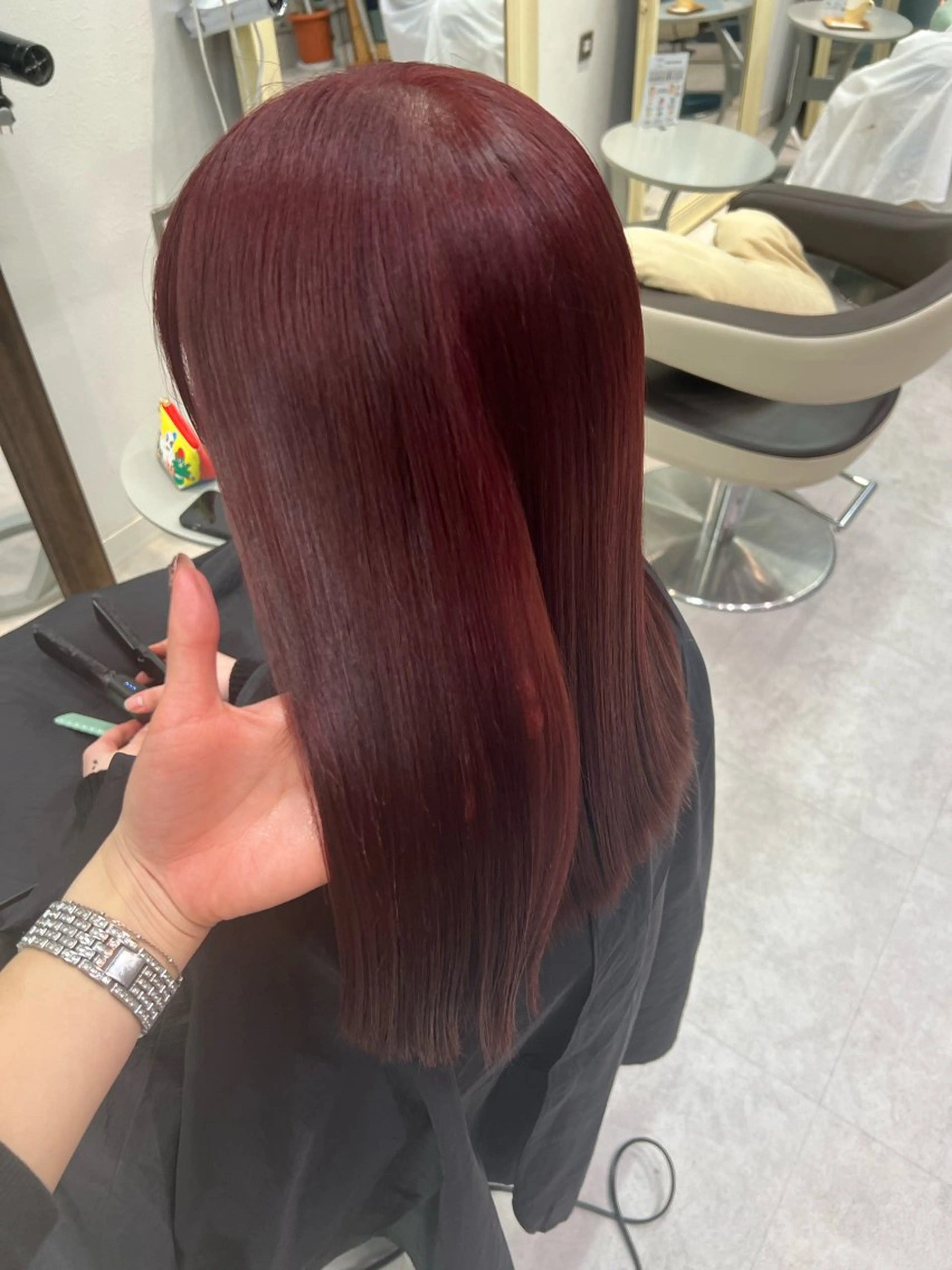 カラー ヘアカラー 晶／艶髪カラー ／トリートメントのヘアスタイル