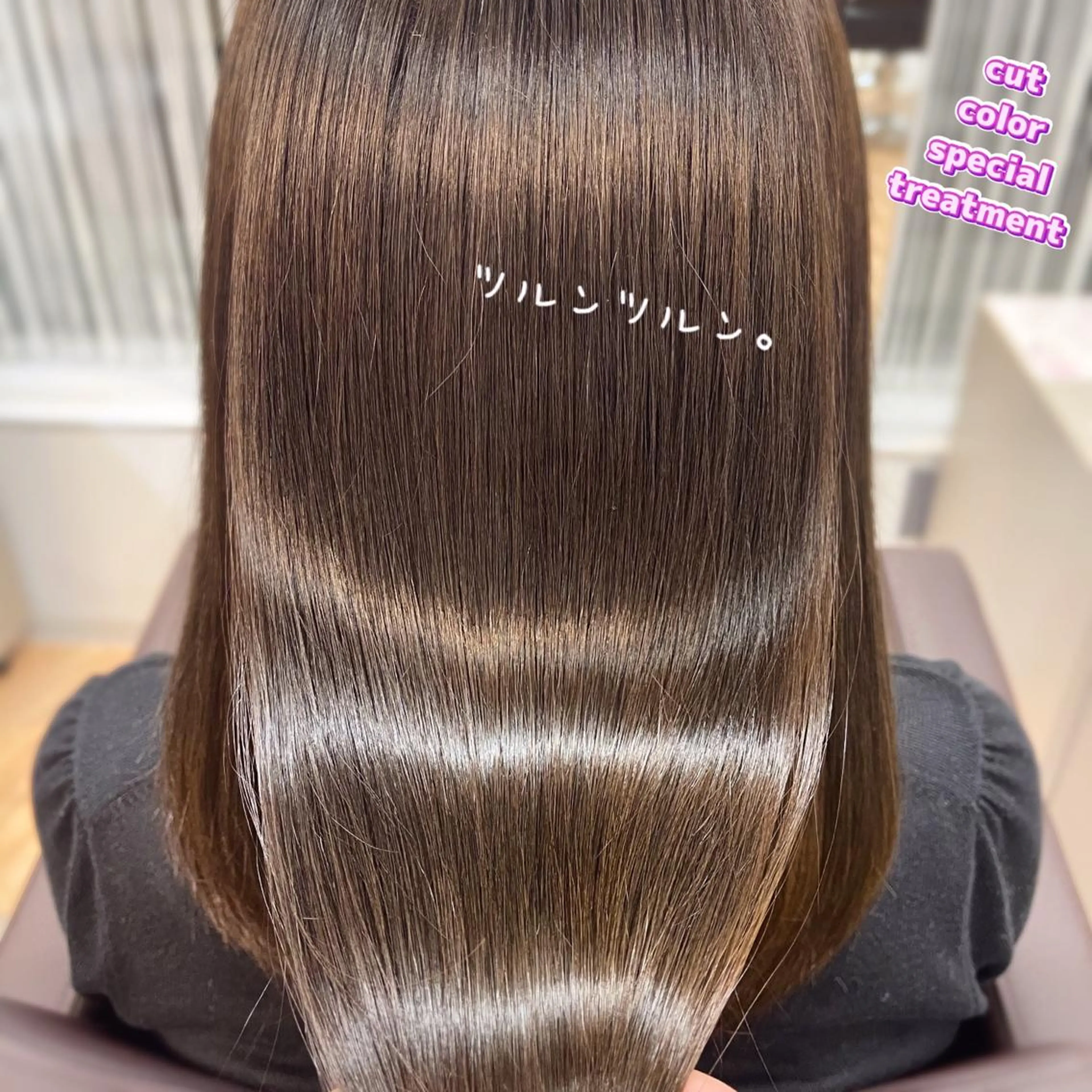 ミディアム カラー 森本玲🎶 天王寺のヘアスタイル