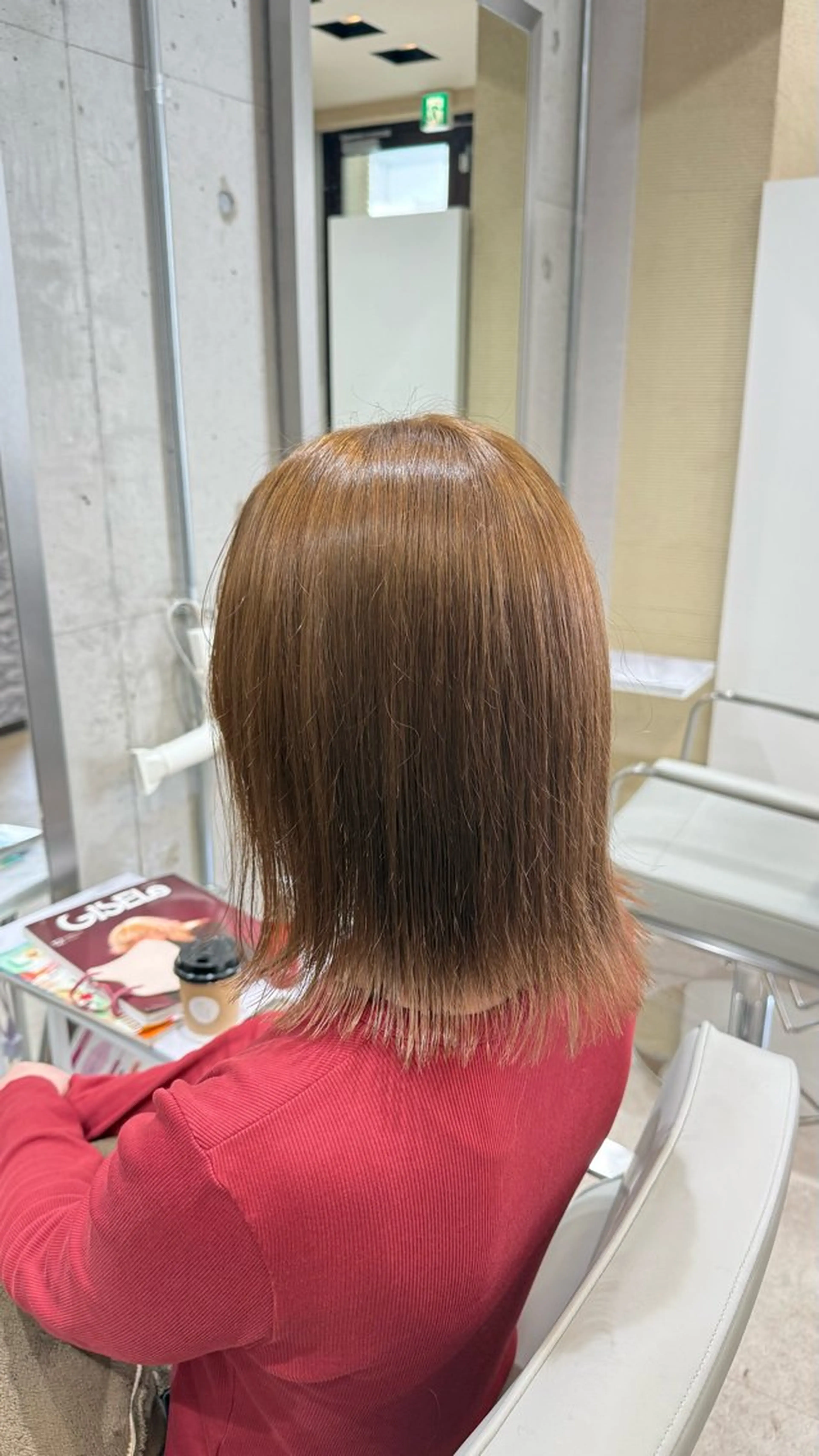 セミロング RUKA👱🏻 メンズカットパーマのヘアスタイル