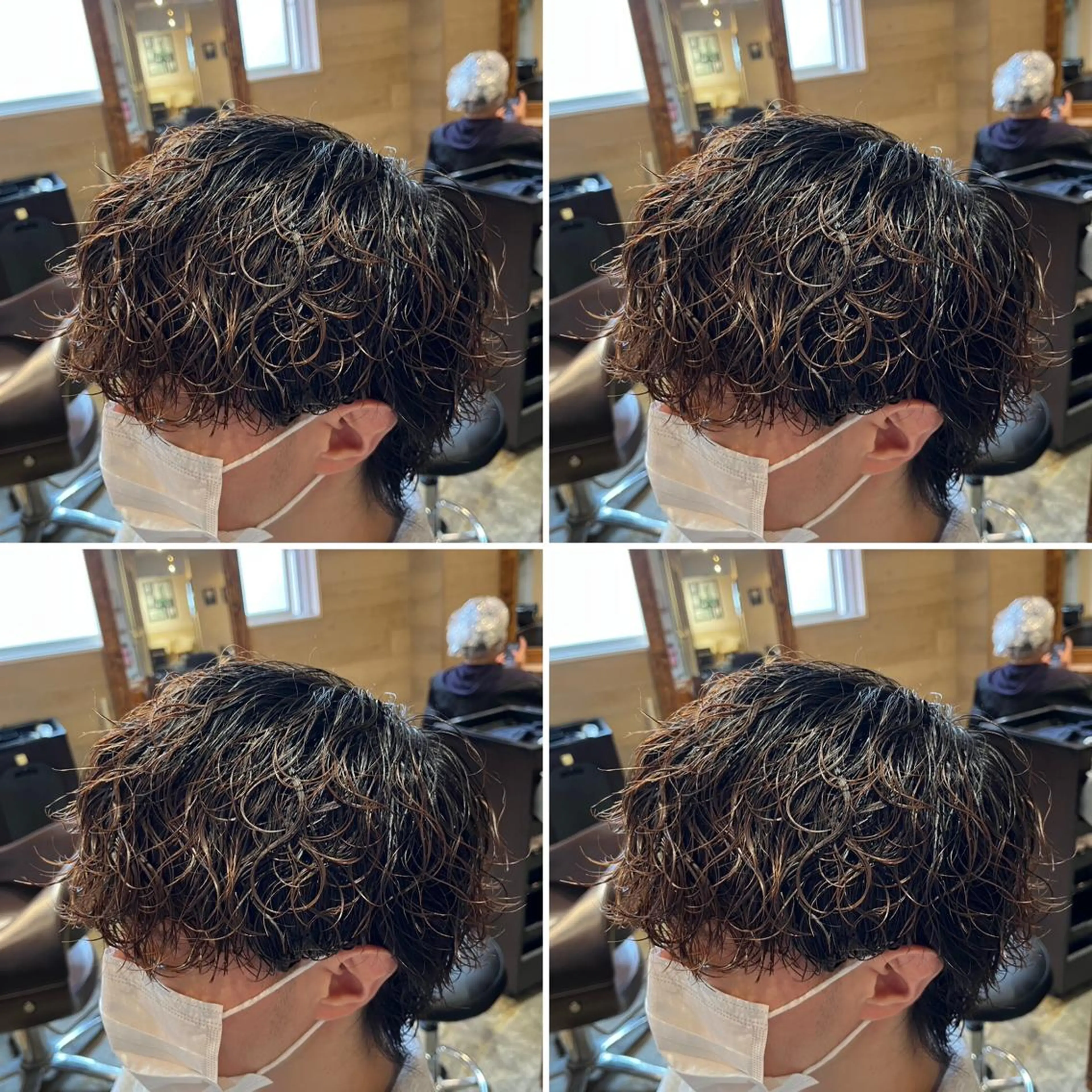 パーマ メンズ カット パーマ トリートメント ヘアセット 💈メンズパーマ特化 店長望月謙二郎💈のヘアスタイル