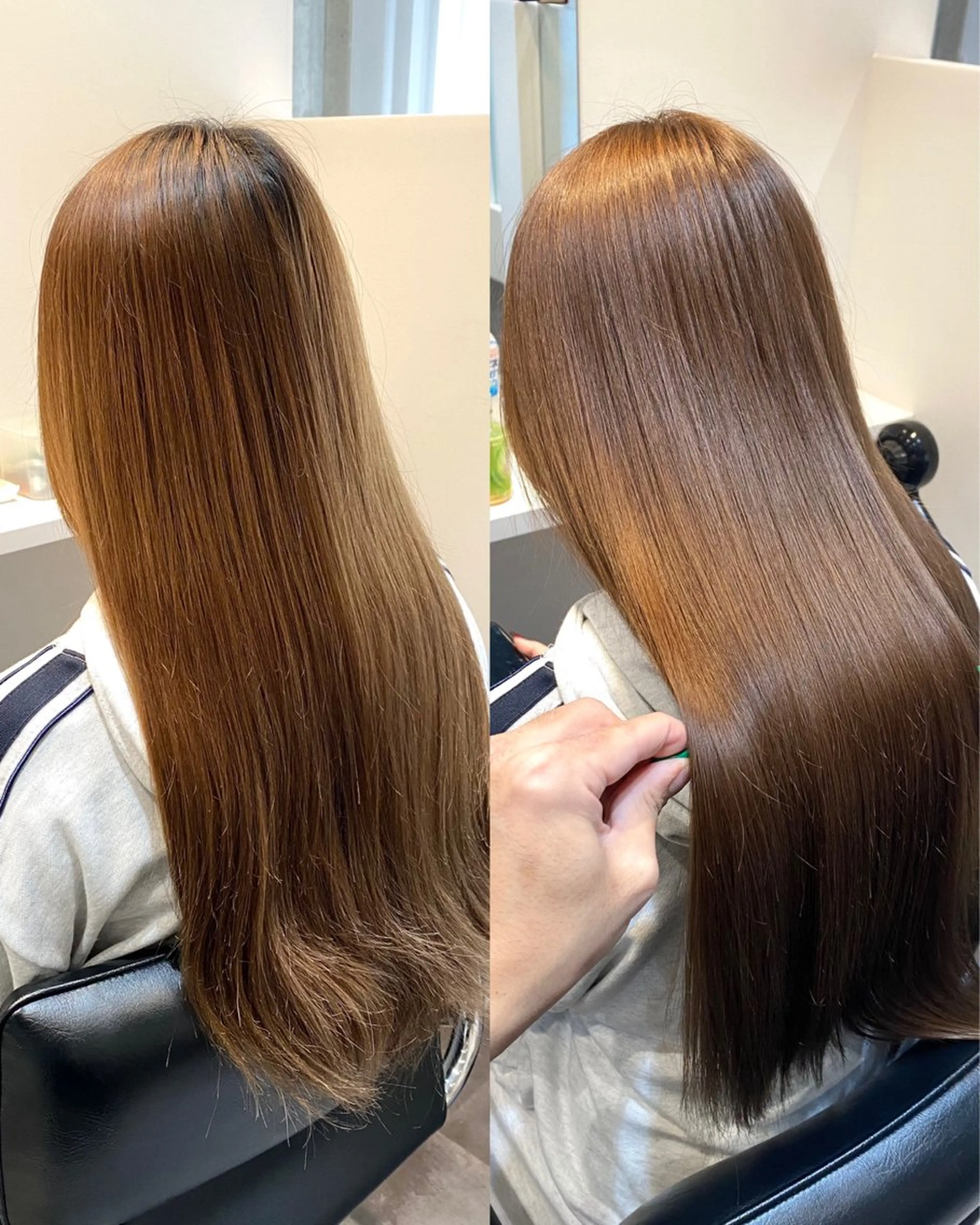 ロング カラー ブリーチ ヘアカラー トリートメント amie所属・会話少なめ/ 美髪矯正/Ruiのヘアスタイル