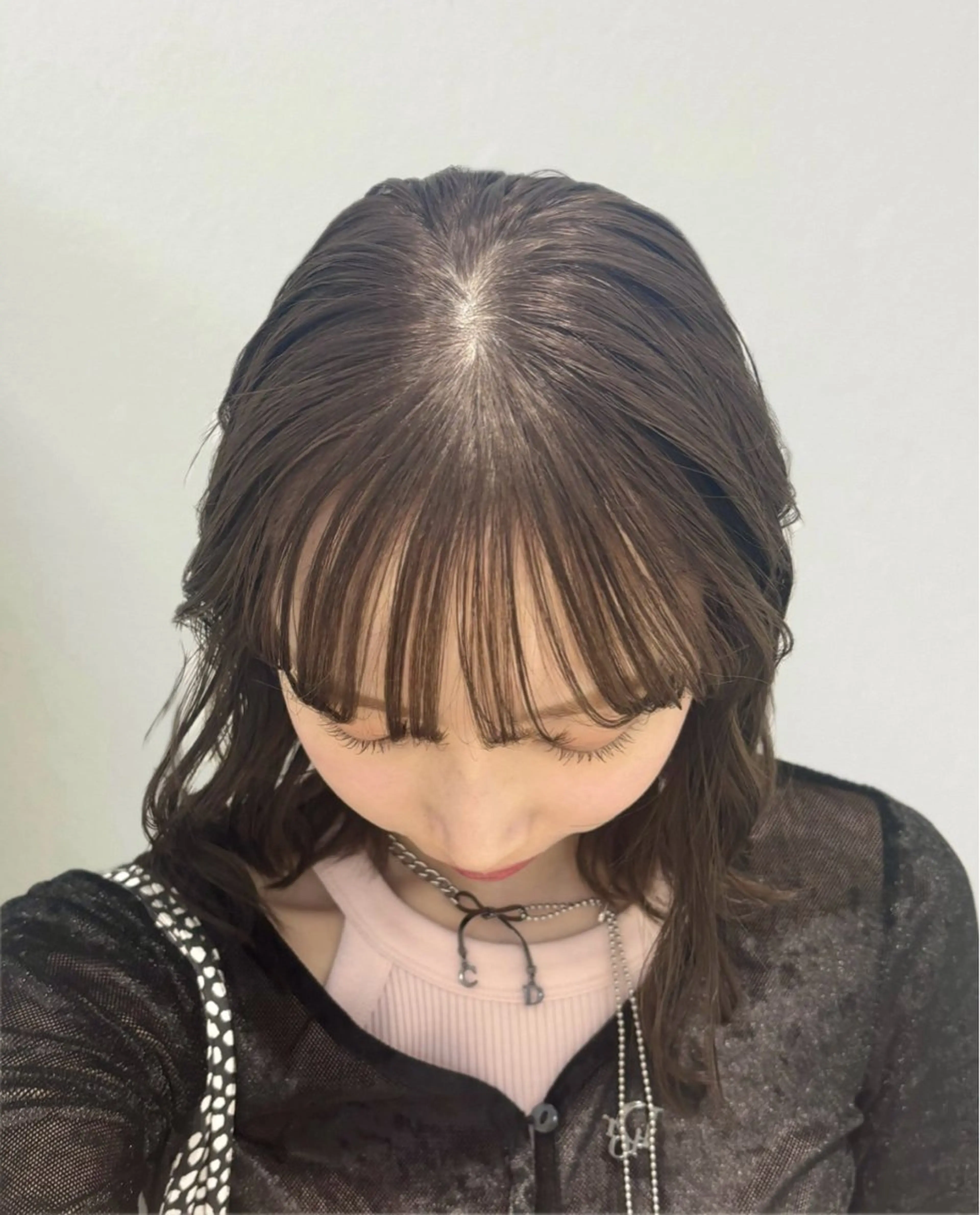 カラー ベージュカラー 透明感カラー 北森 愛唯のヘアスタイル