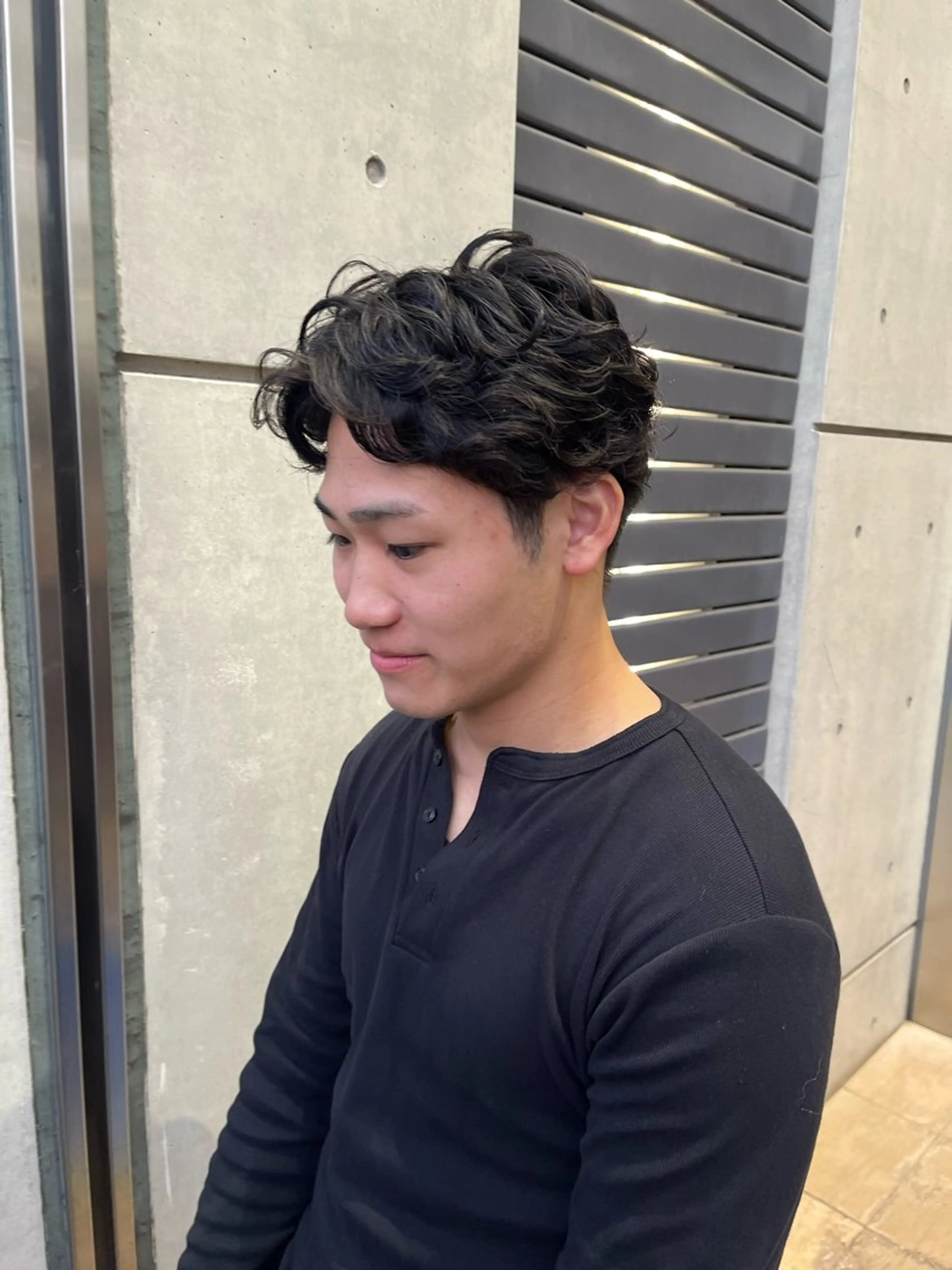 パーマ 横井 優奈のヘアスタイル