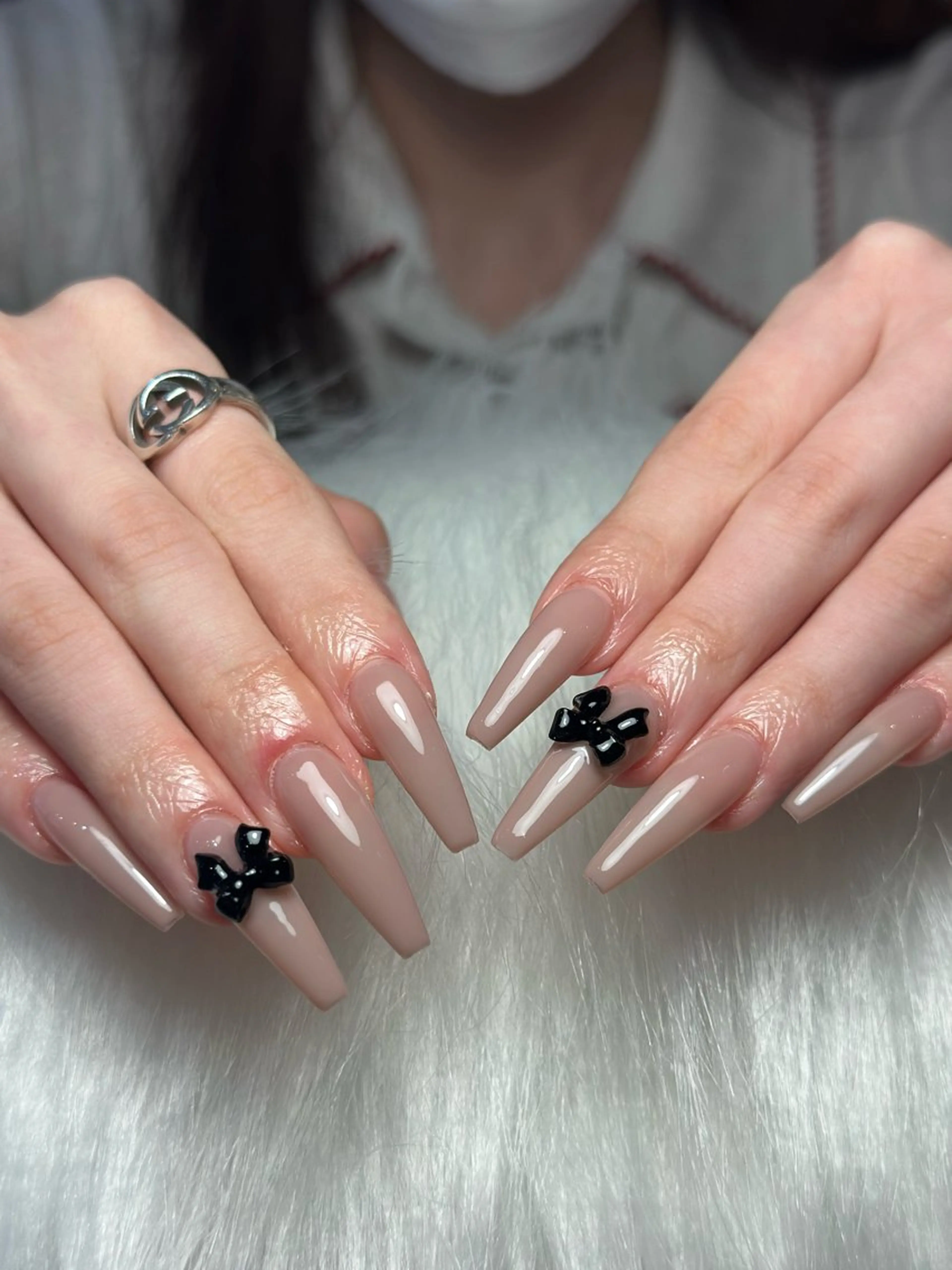 ネイル フレンチネイル グラデーション 韓国ネイル マグネットネイル シンプルネイル CoMo Nail Studio所属・CoMo Nailのネイルデザイン