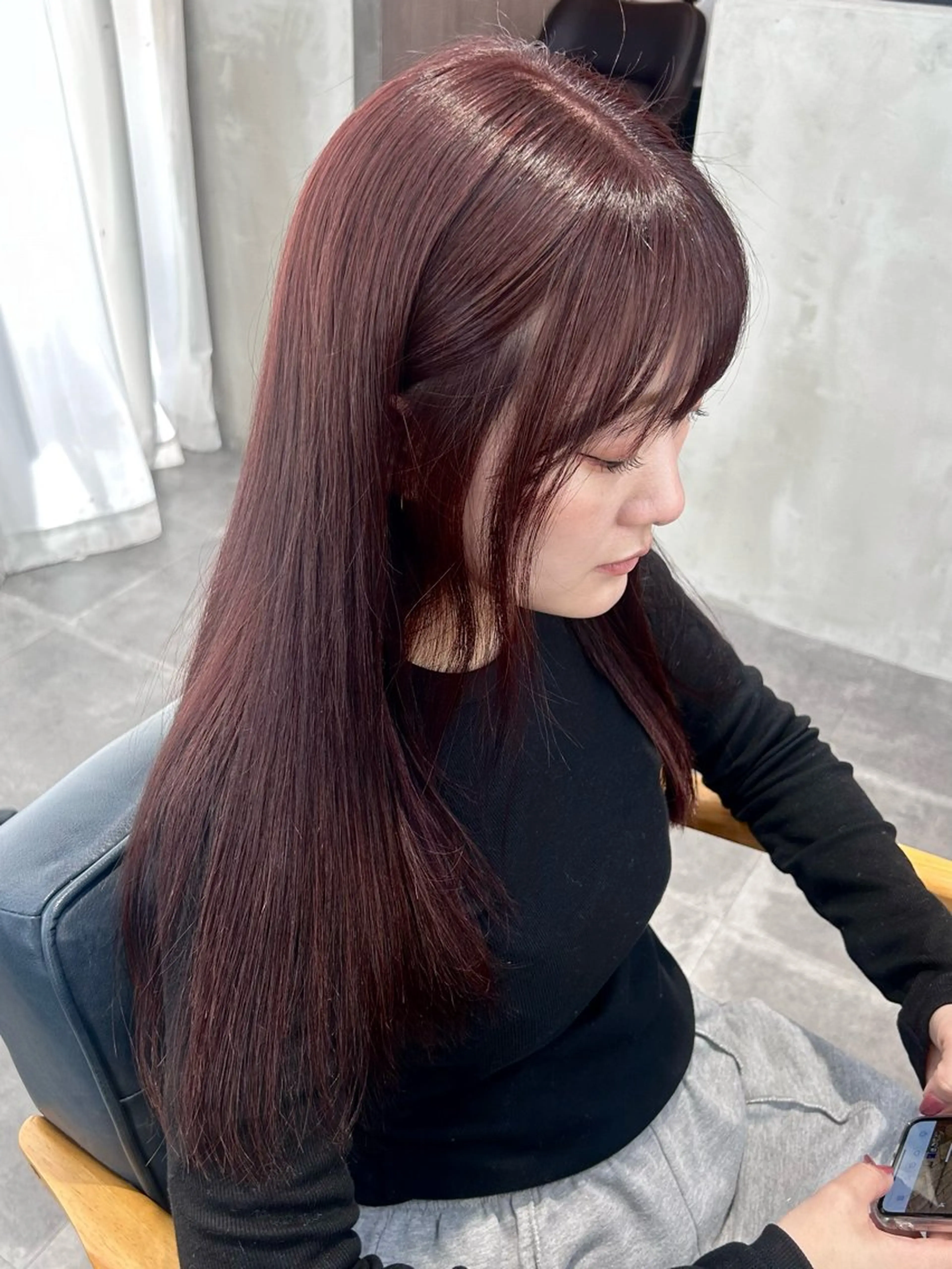 ロング カラー 韓国×髪質改善カラー 💎hinaのヘアスタイル