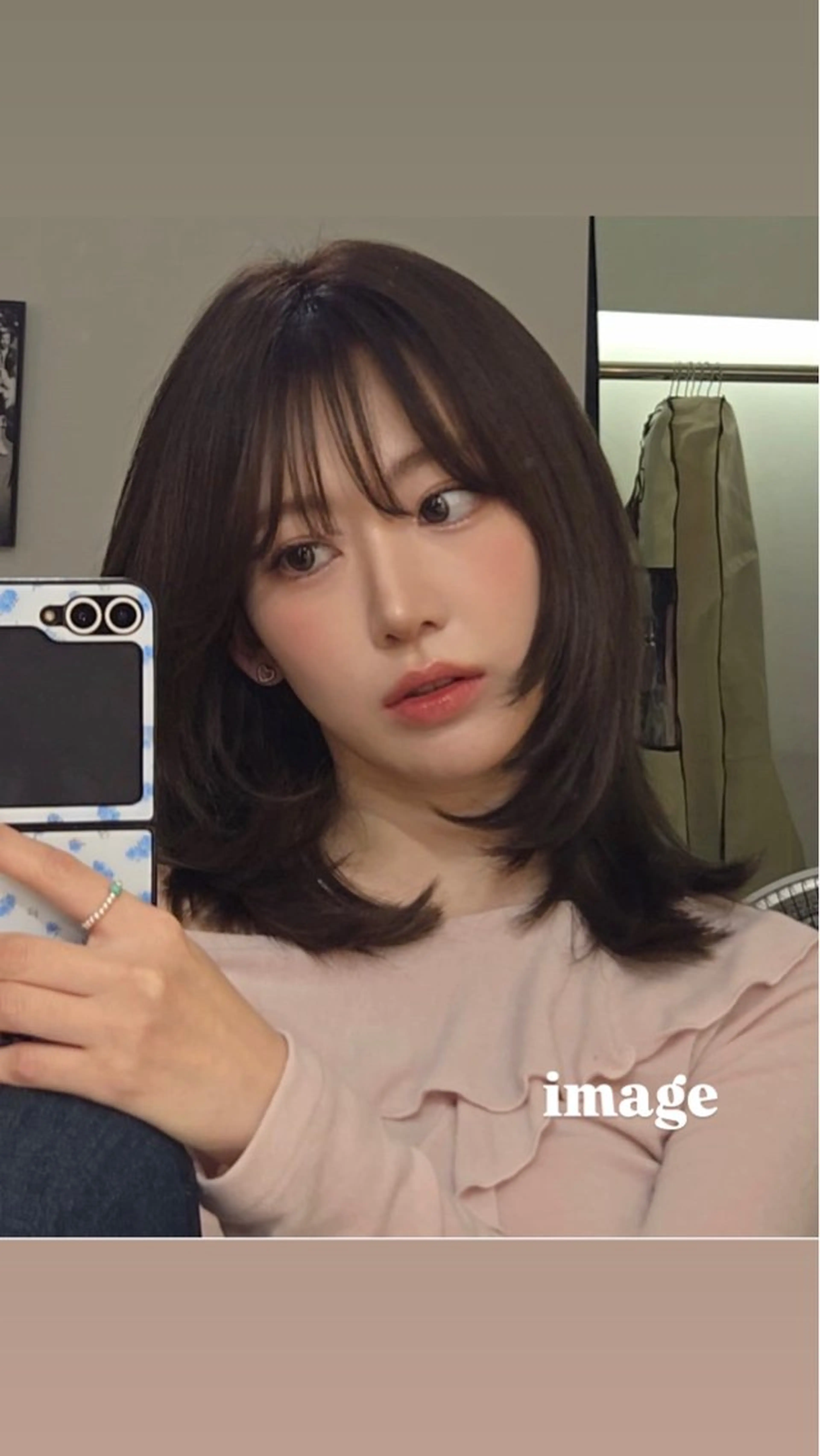 ミディアム 🌷レイヤー・ボブ /tomomi🌷のヘアスタイル