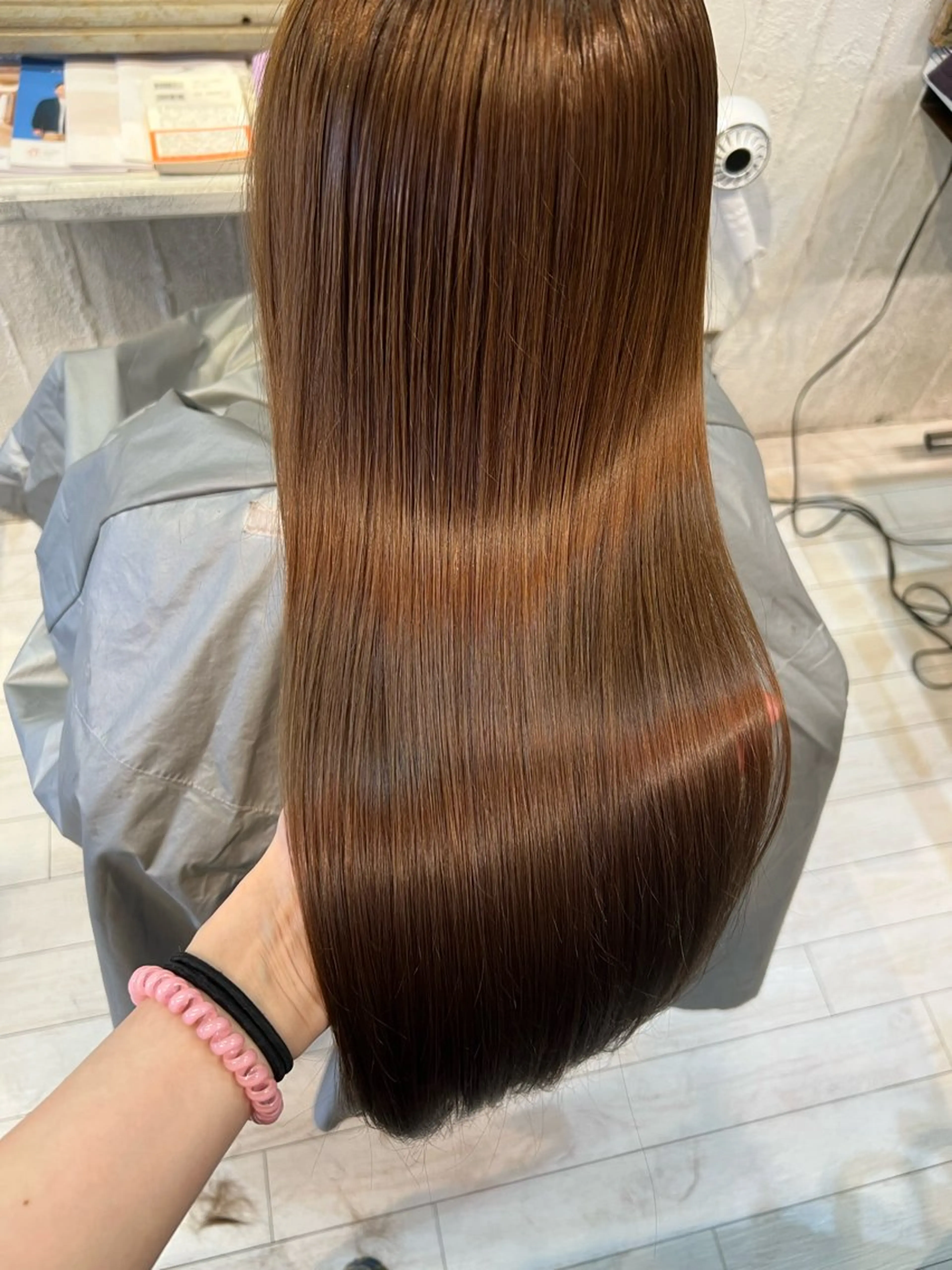 【10月限定】透明感カラー＆3stepトリートメント🤎トレンド髪質改善カラー ￥9,680(税込)の写真