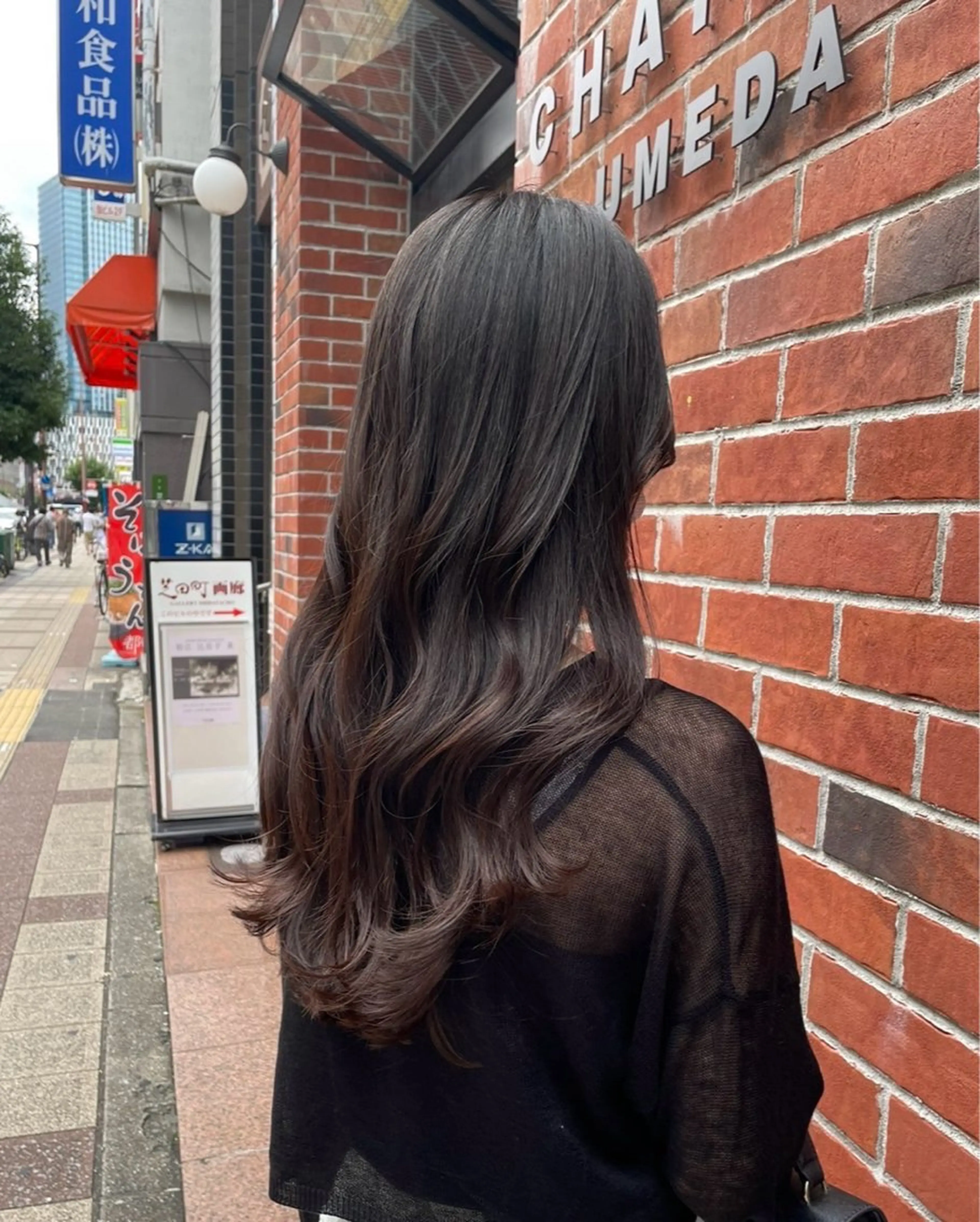 ロング ヘアカラー トリートメント レイヤーカット/髪質 改善/鷲尾 駿のヘアスタイル