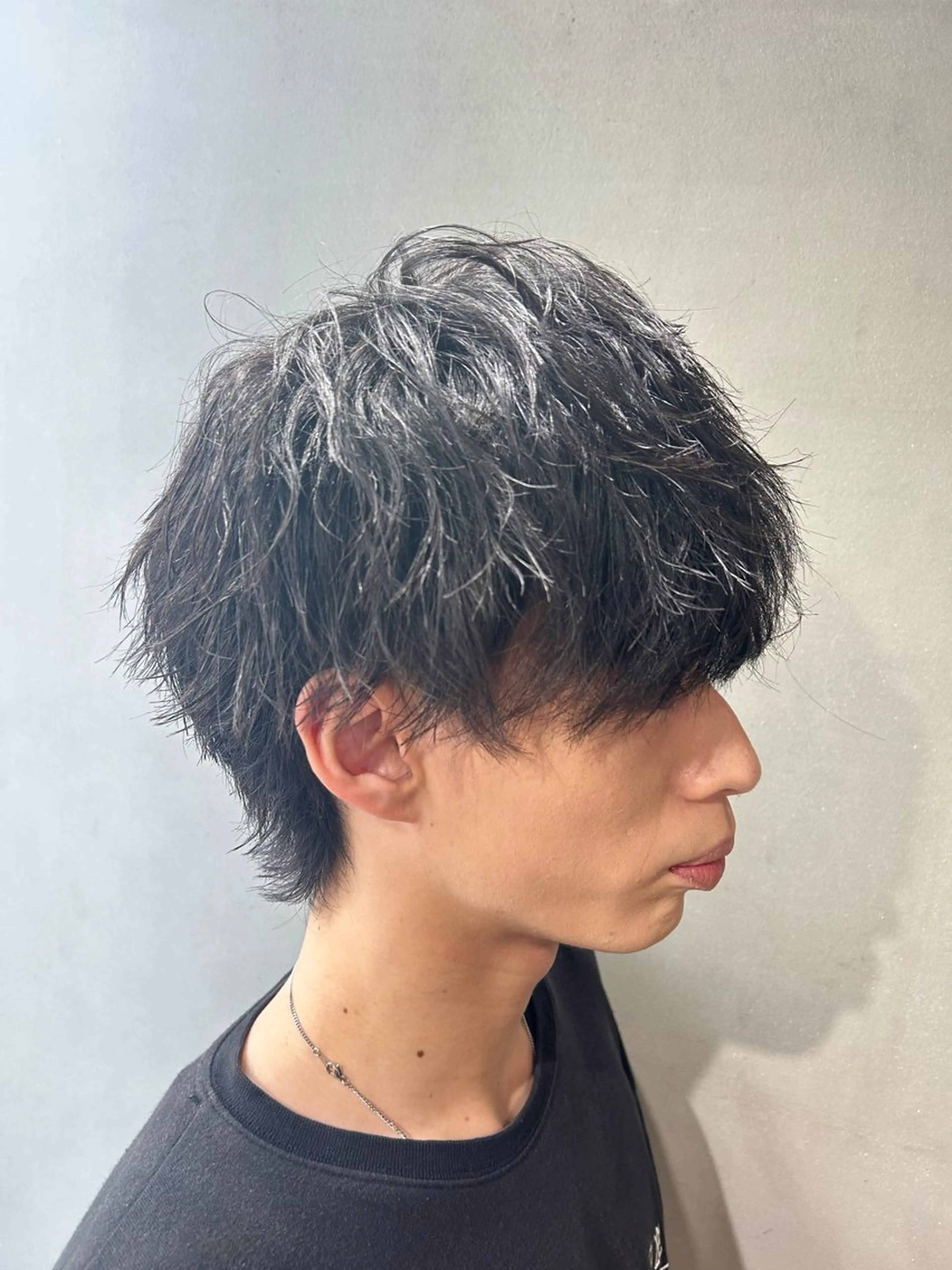 メンズカット+ツイスト、スパイラルパーマの写真