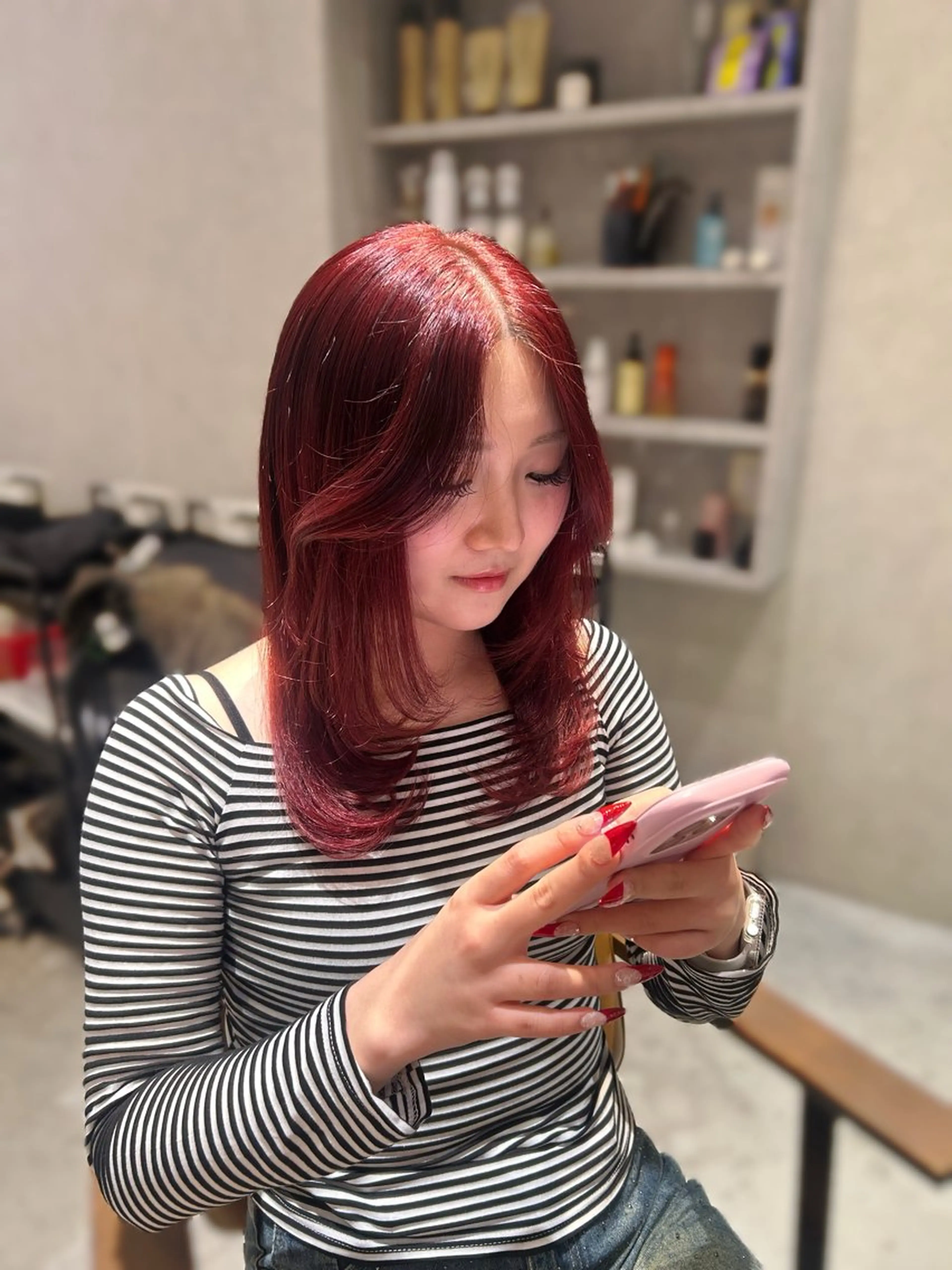 カラー Riri ⭐️のヘアスタイル