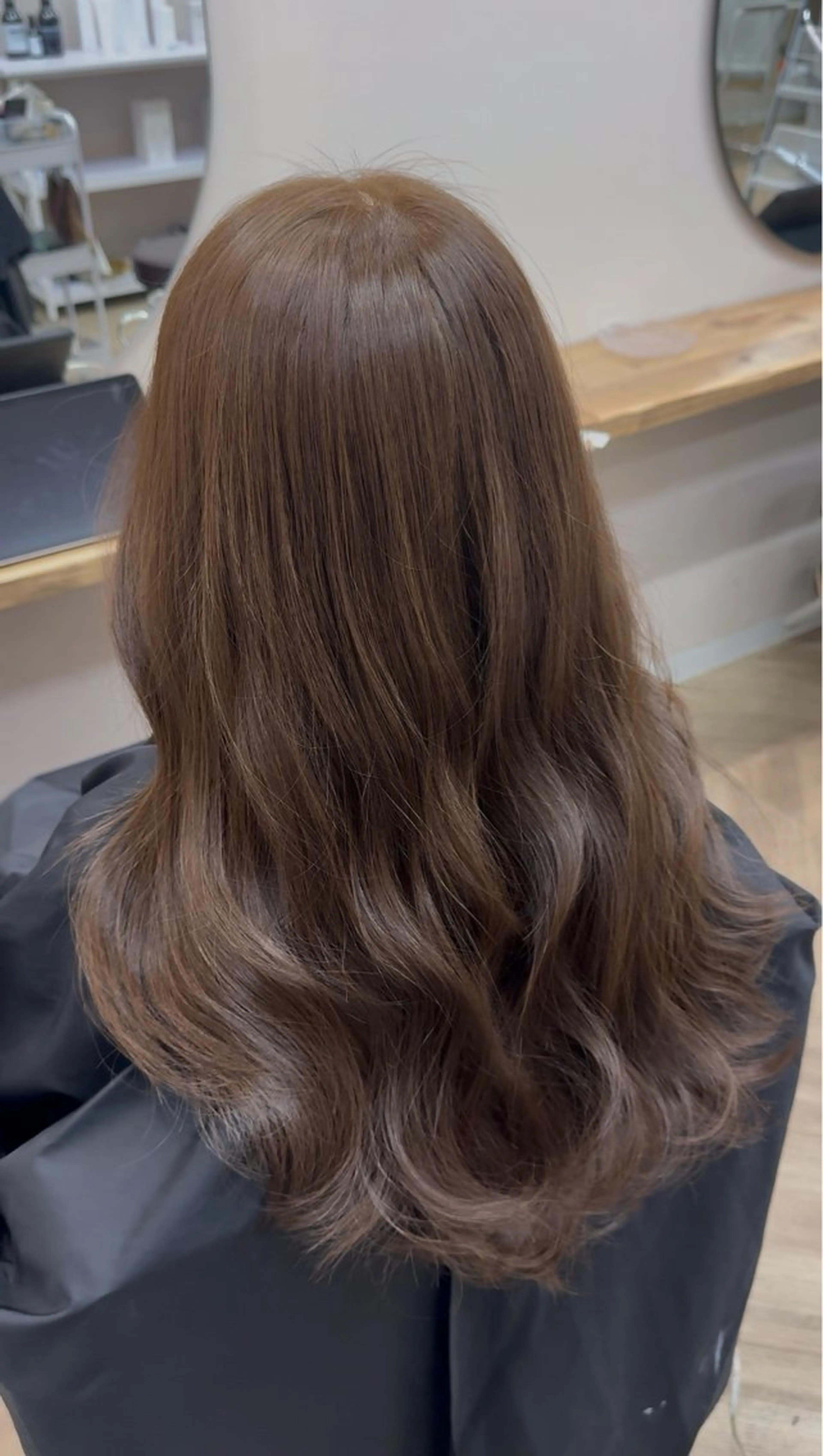 ロング ブリーチ/髪質改善/ 岡山駅/のりまきのヘアスタイル