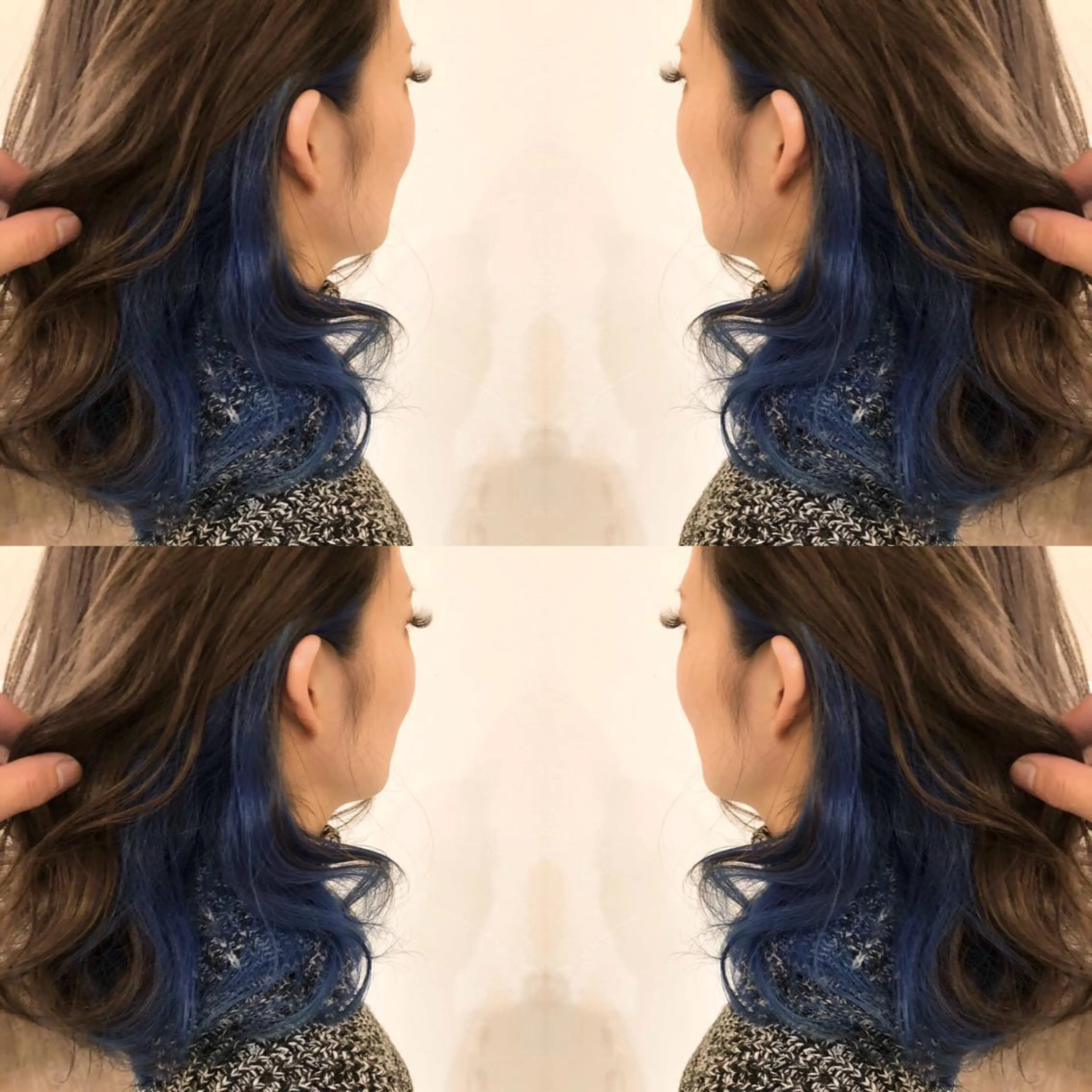 ミディアム カラー ヘアカラー 宮下 耕平のヘアスタイル