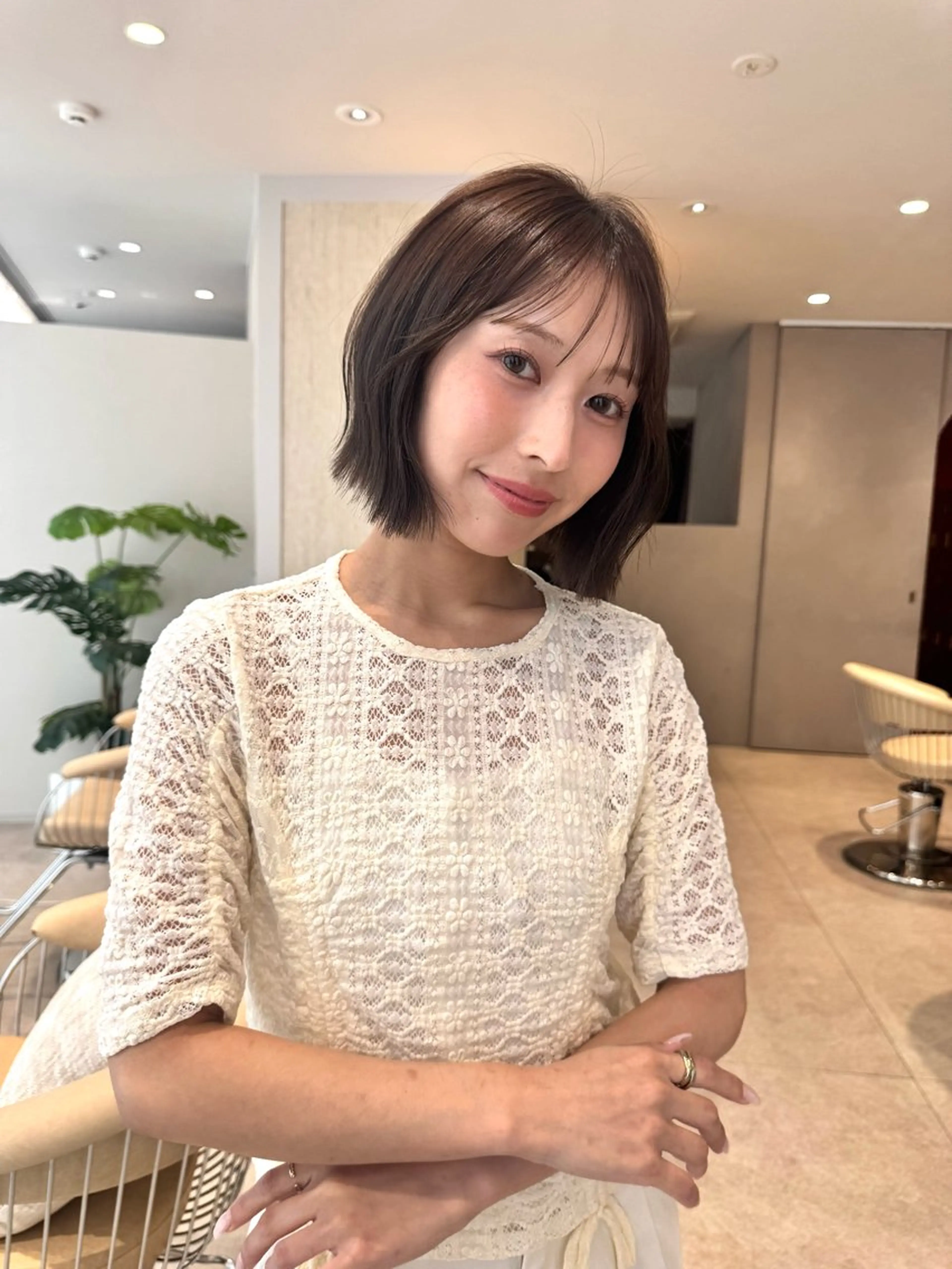 ショート カラー カット ヘアカラー トリートメント ボブ美容師💛 AYUMIのヘアスタイル