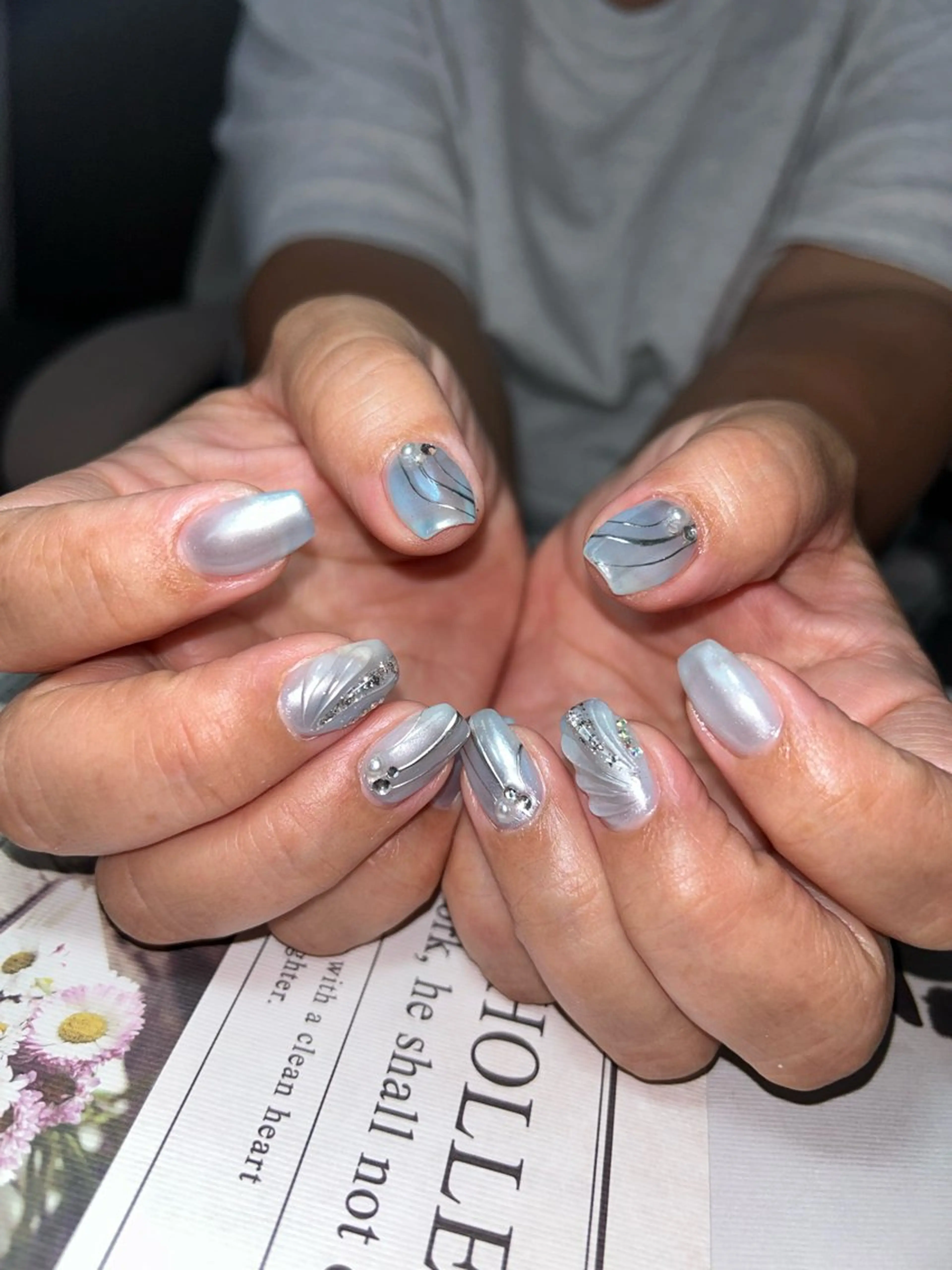 ネイル ハンドネイル nailroom‪ sb‪‪𓈒𓂂𓏸のネイルデザイン