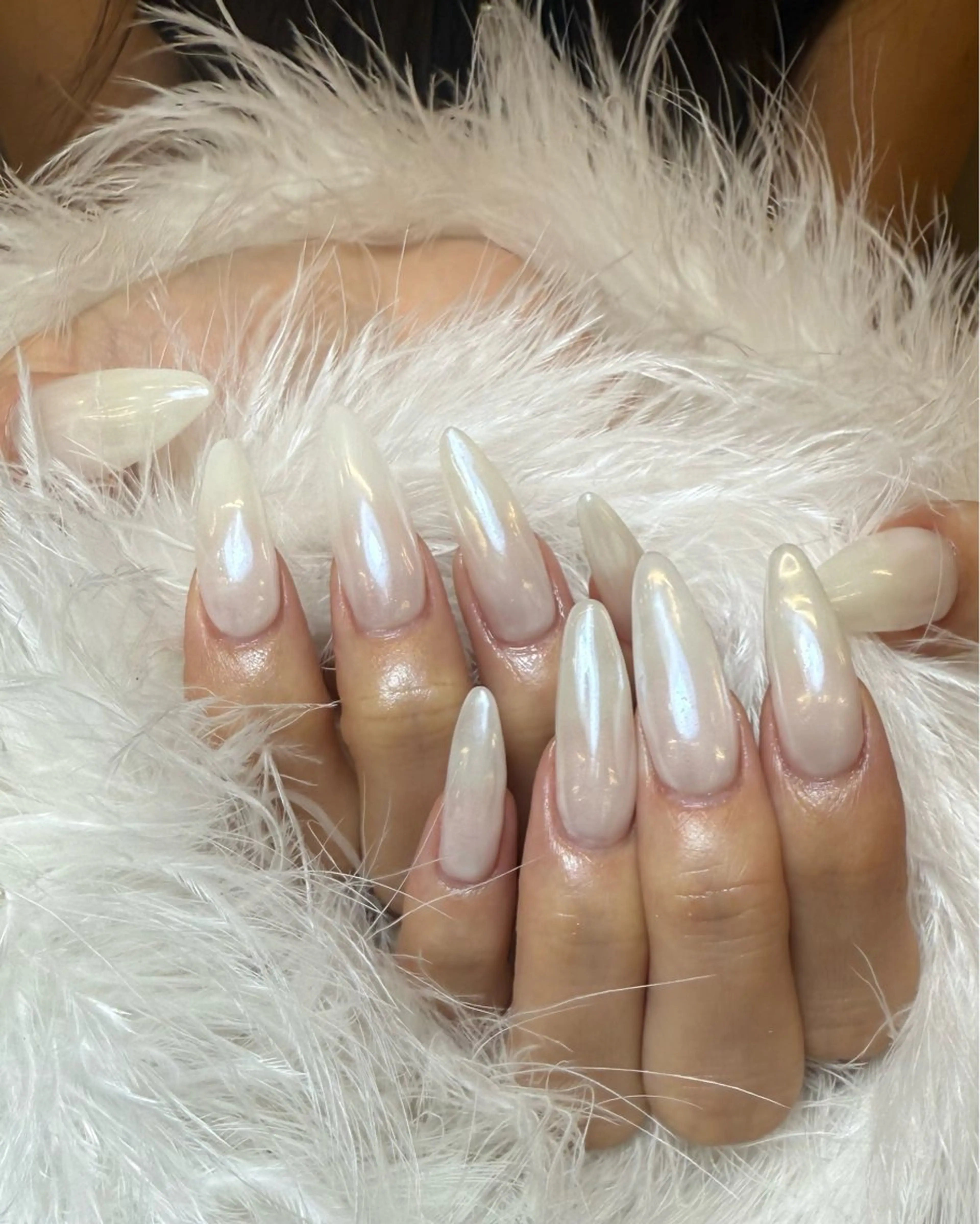 ネイル アートネイル フラッシュネイル フラワーネイル ジェルネイル ガーリー Puti nailのネイルデザイン