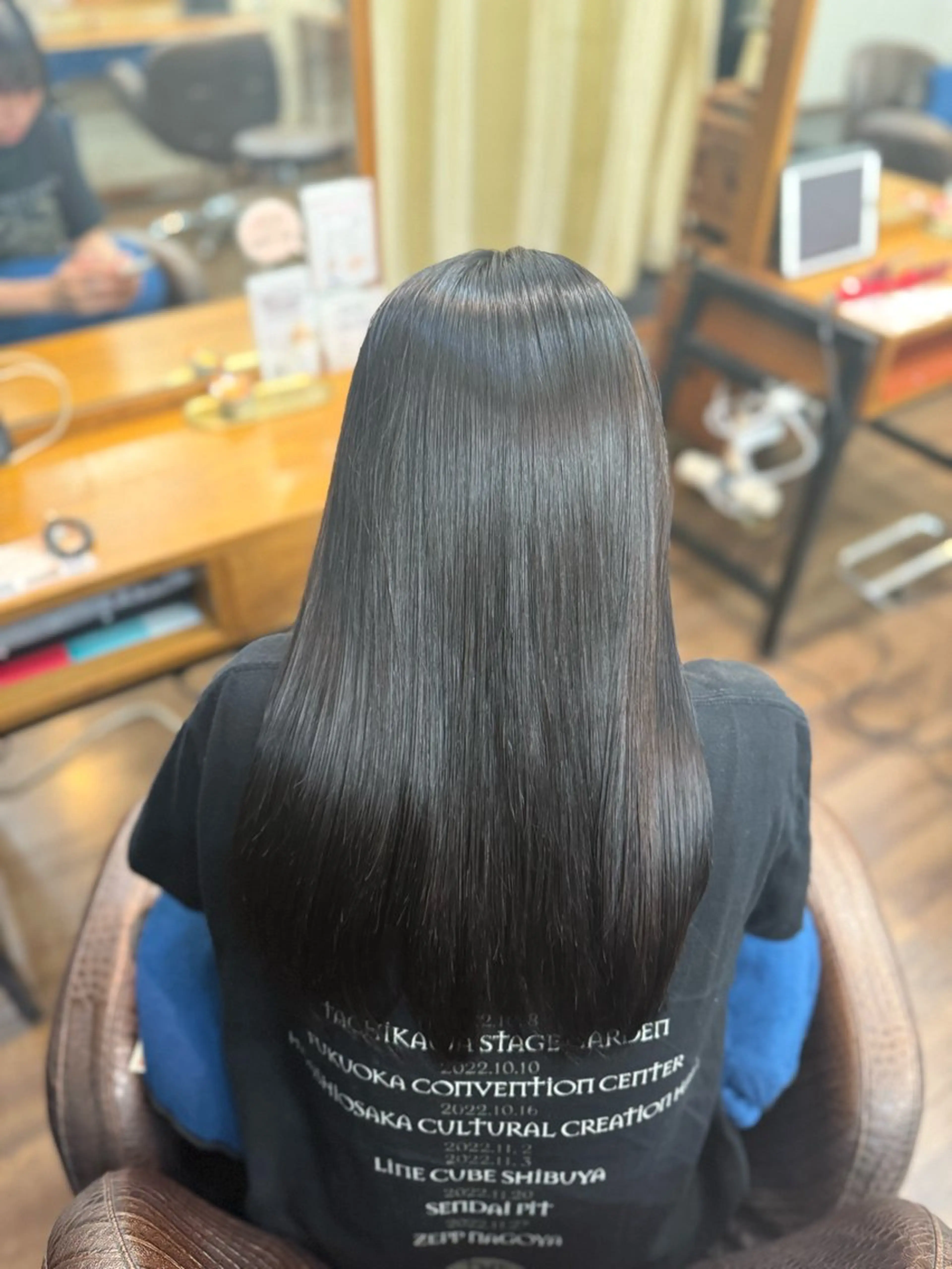 セミロング カラー ティセラ💖 カットモデル募集中のヘアスタイル