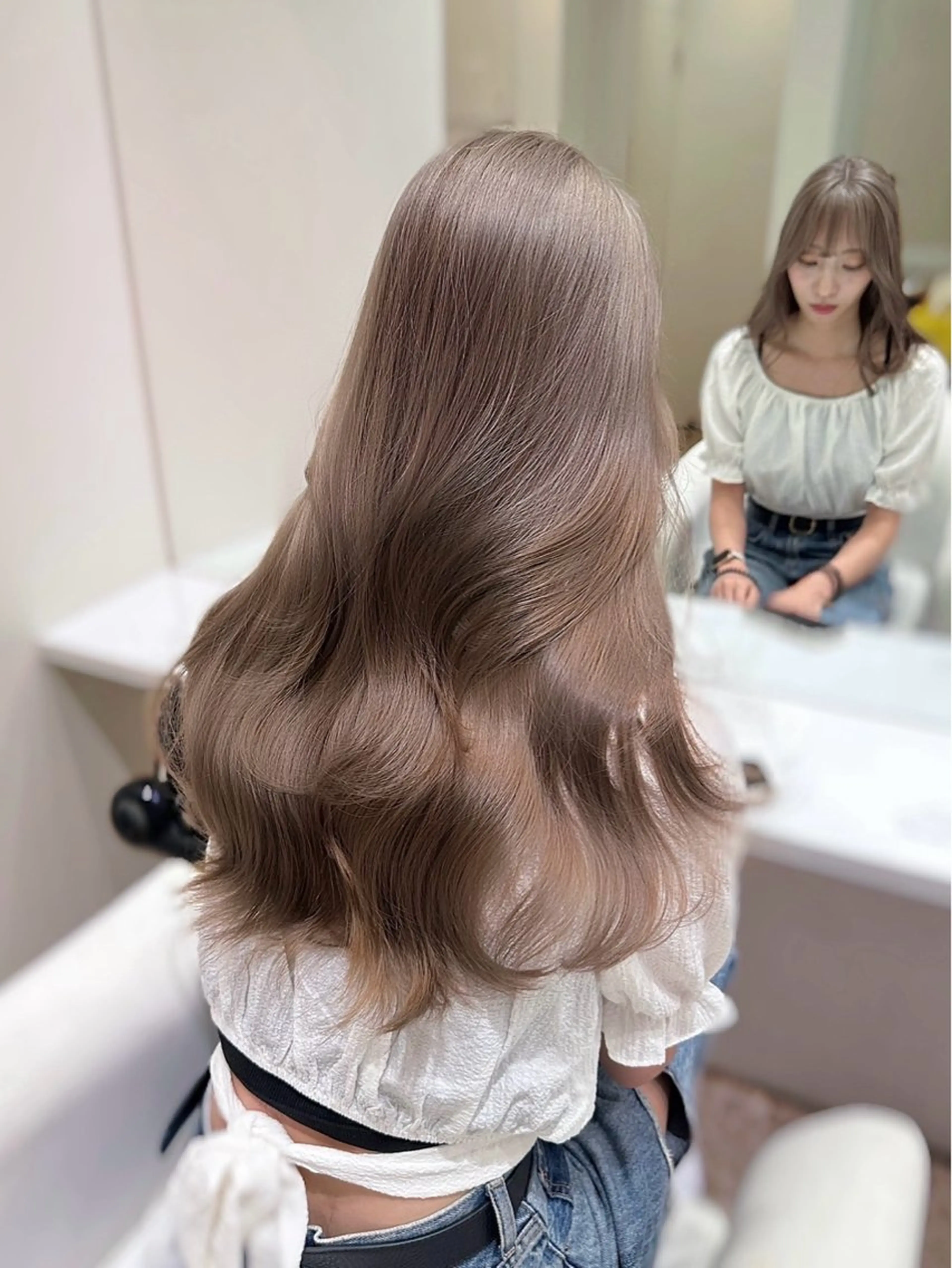 【4月限定🌸໒꒱·̩͙】ブリーチ➕カラー⋆* 11000の写真