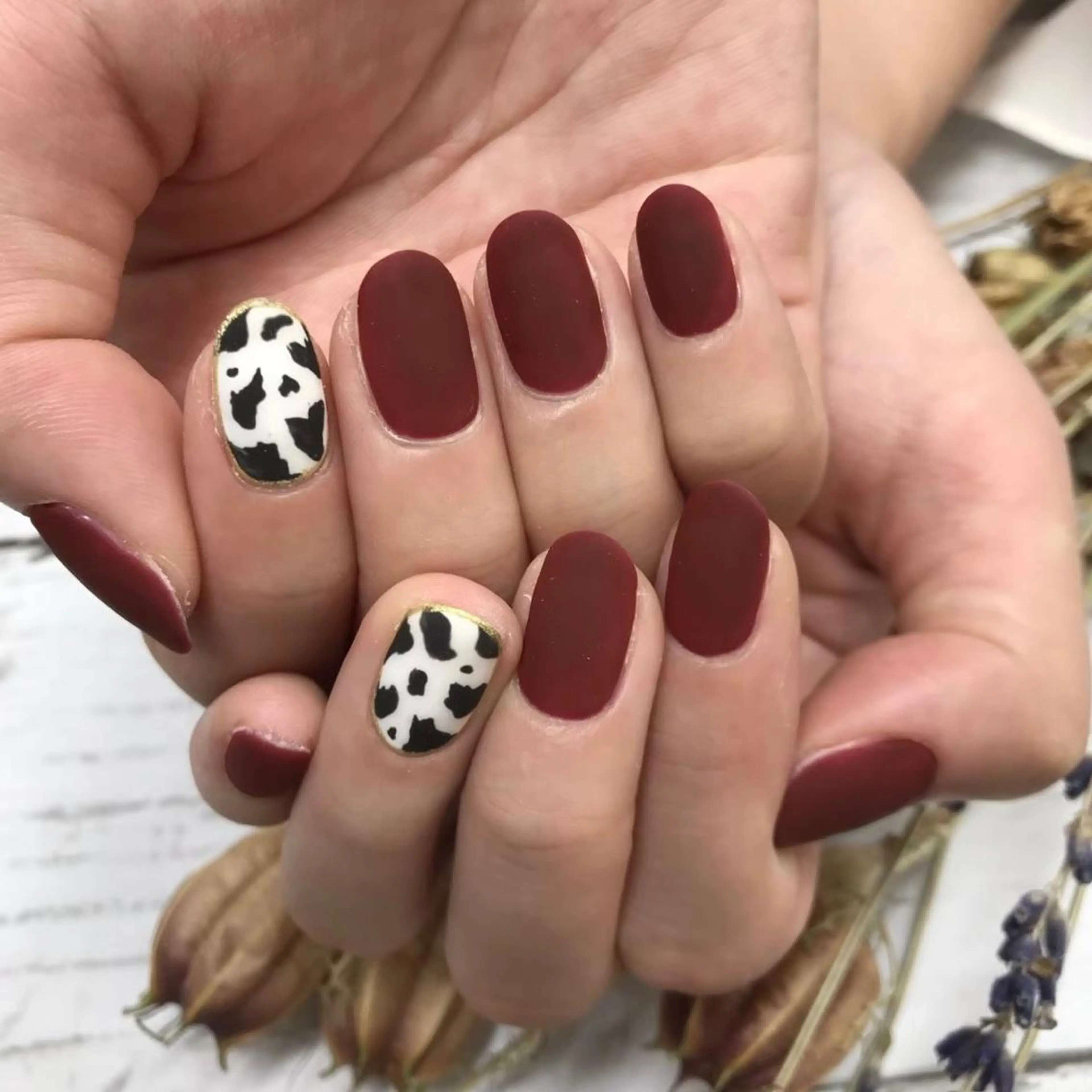 ネイル マットネイル ハンドネイル nailist Chisakiのネイルデザイン