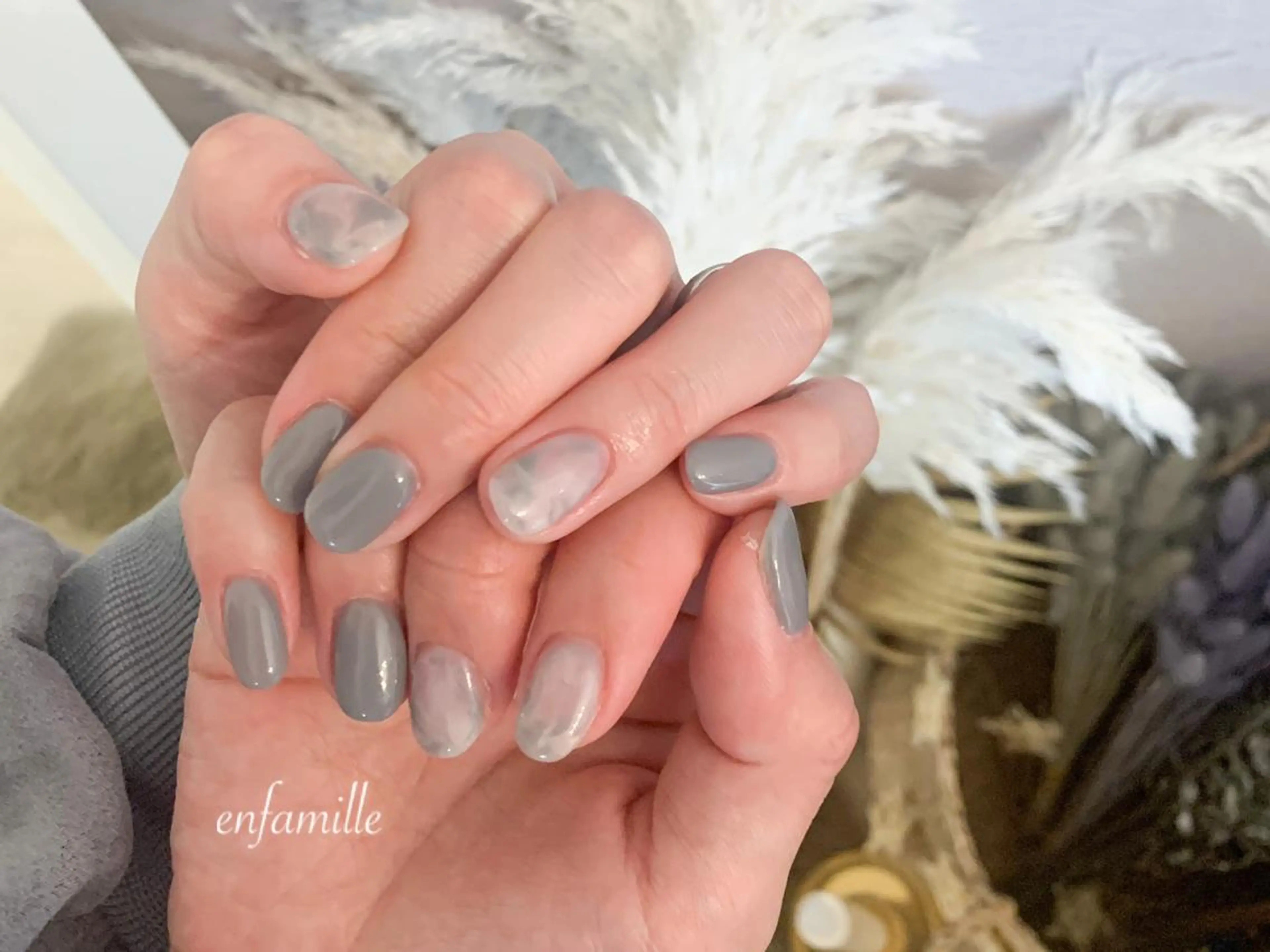 ネイル ハンドネイル nail salon en familleのネイルデザイン